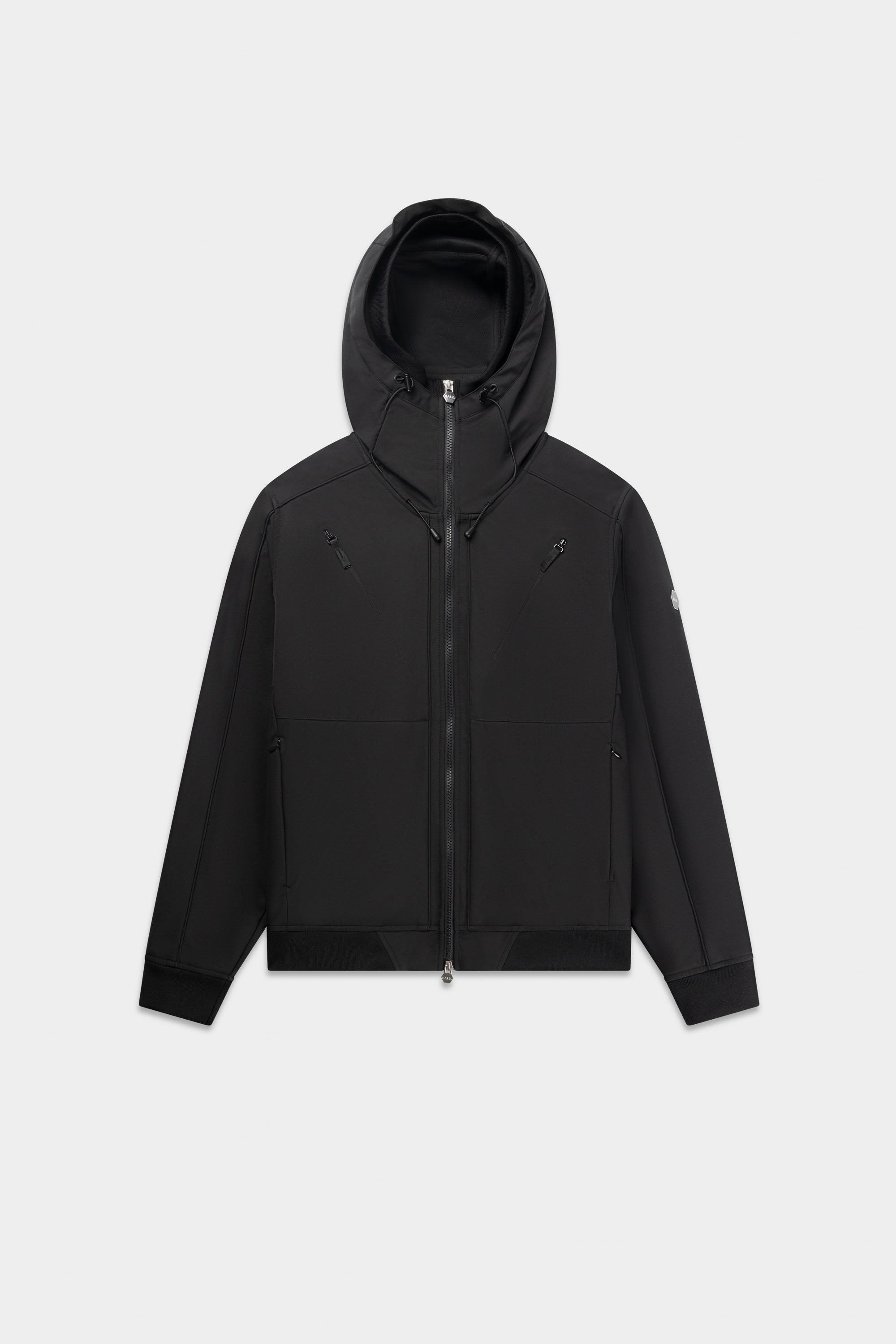 Hexline Regular Fit Chaqueta de concha suave Jet Black