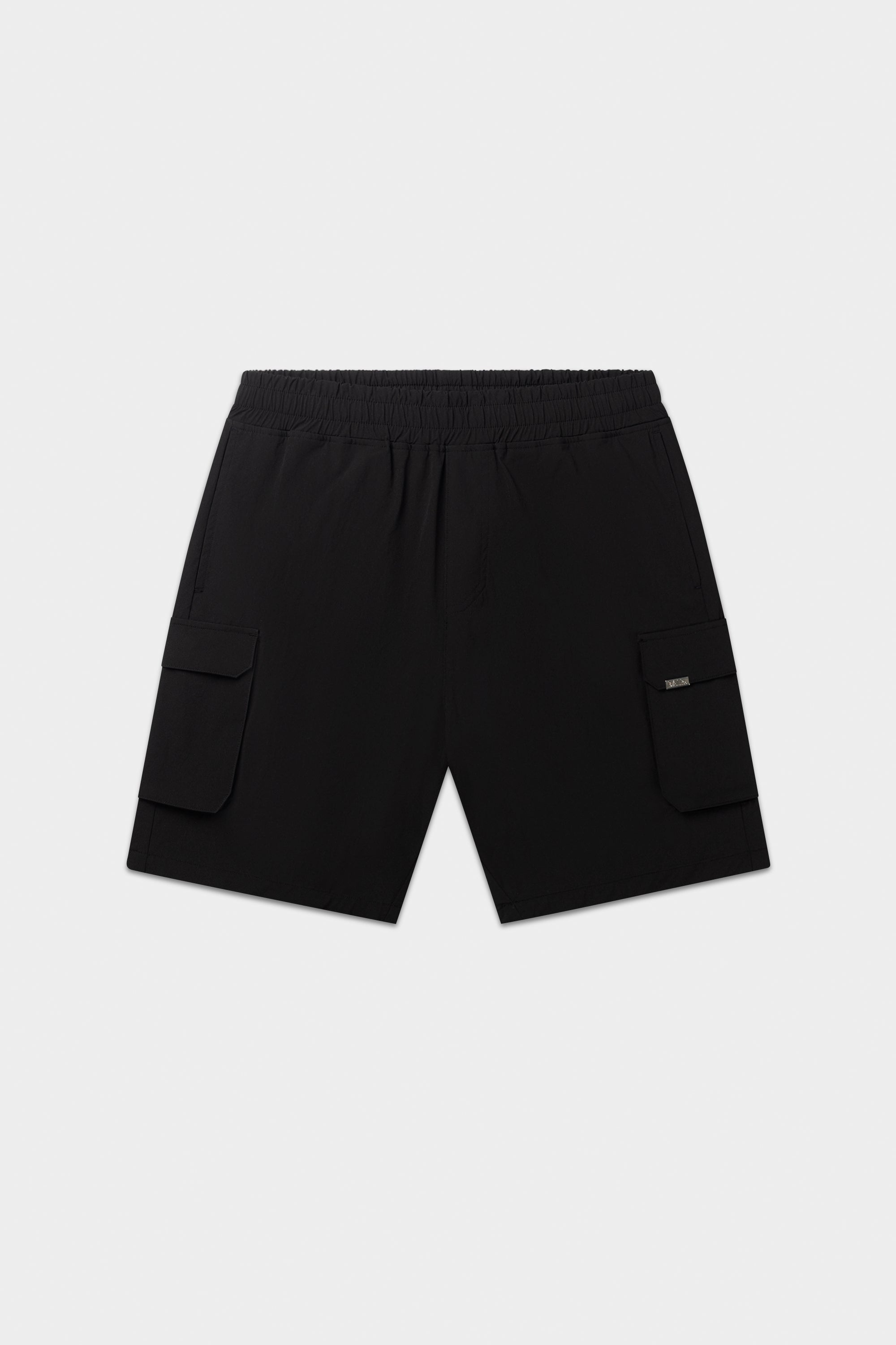 Tech Cargo Shorts Jet Black