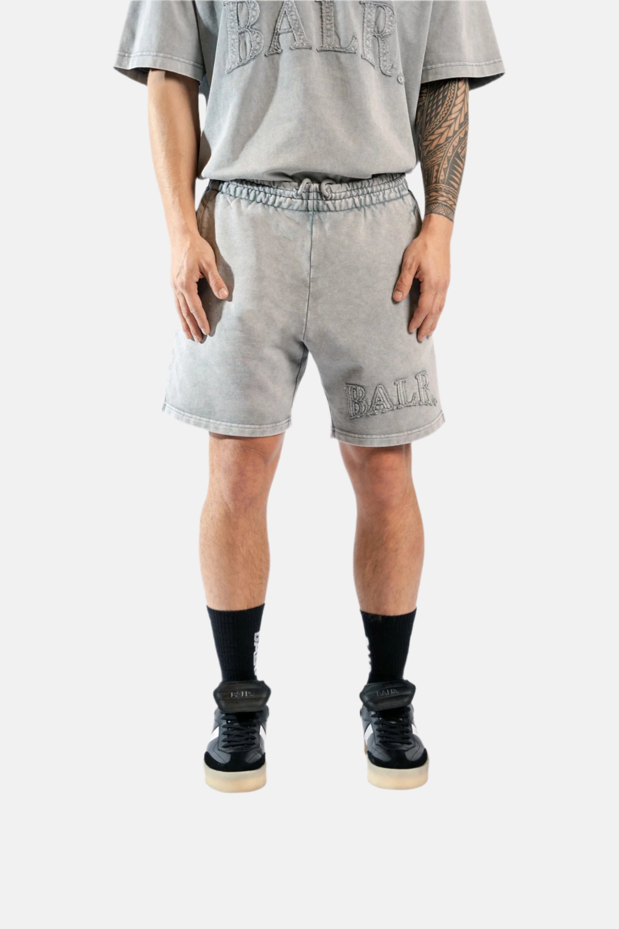 Urban Washed Sweat Shorts Dove Grey