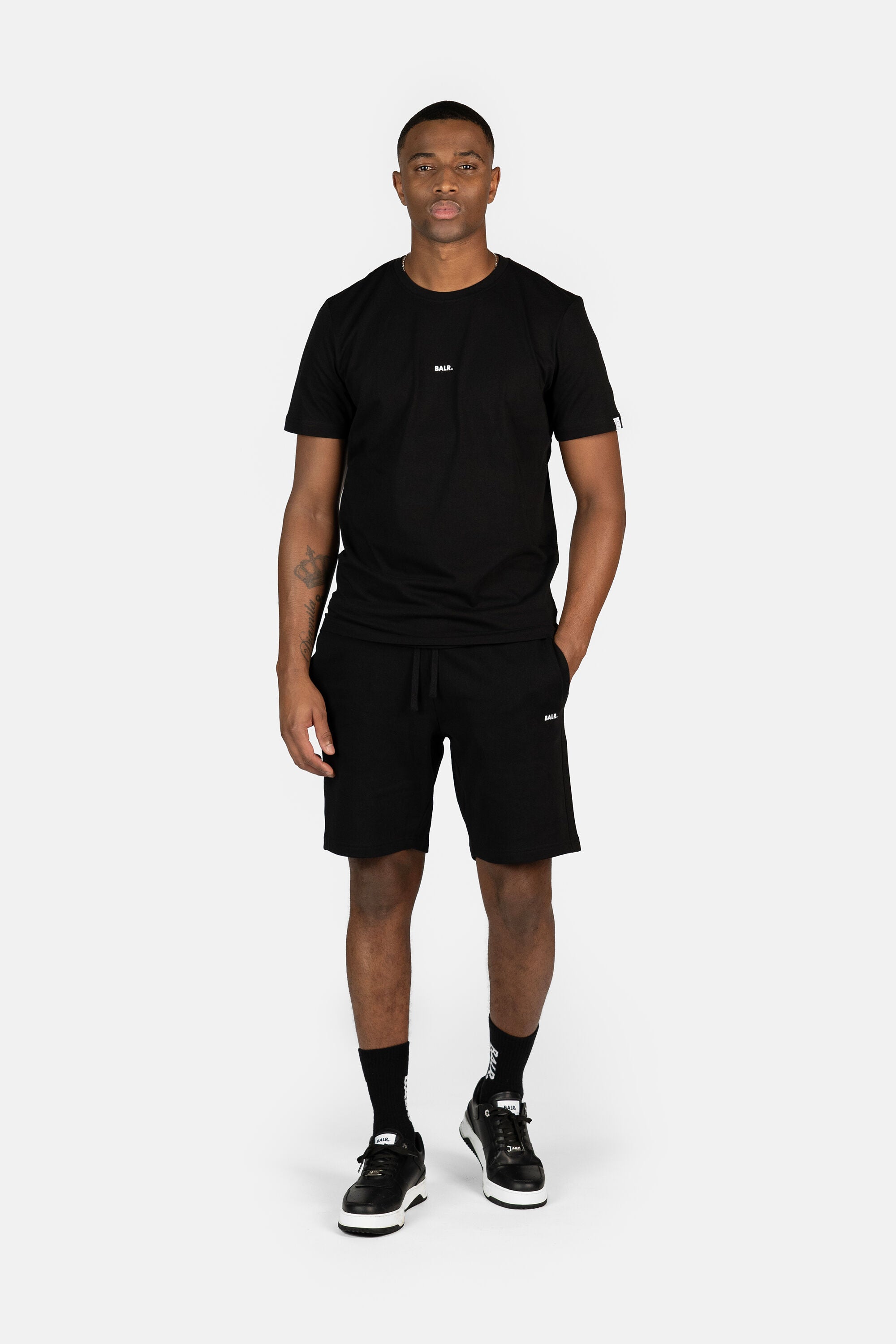 Brand Regular Fit T-Shirt Jet Black