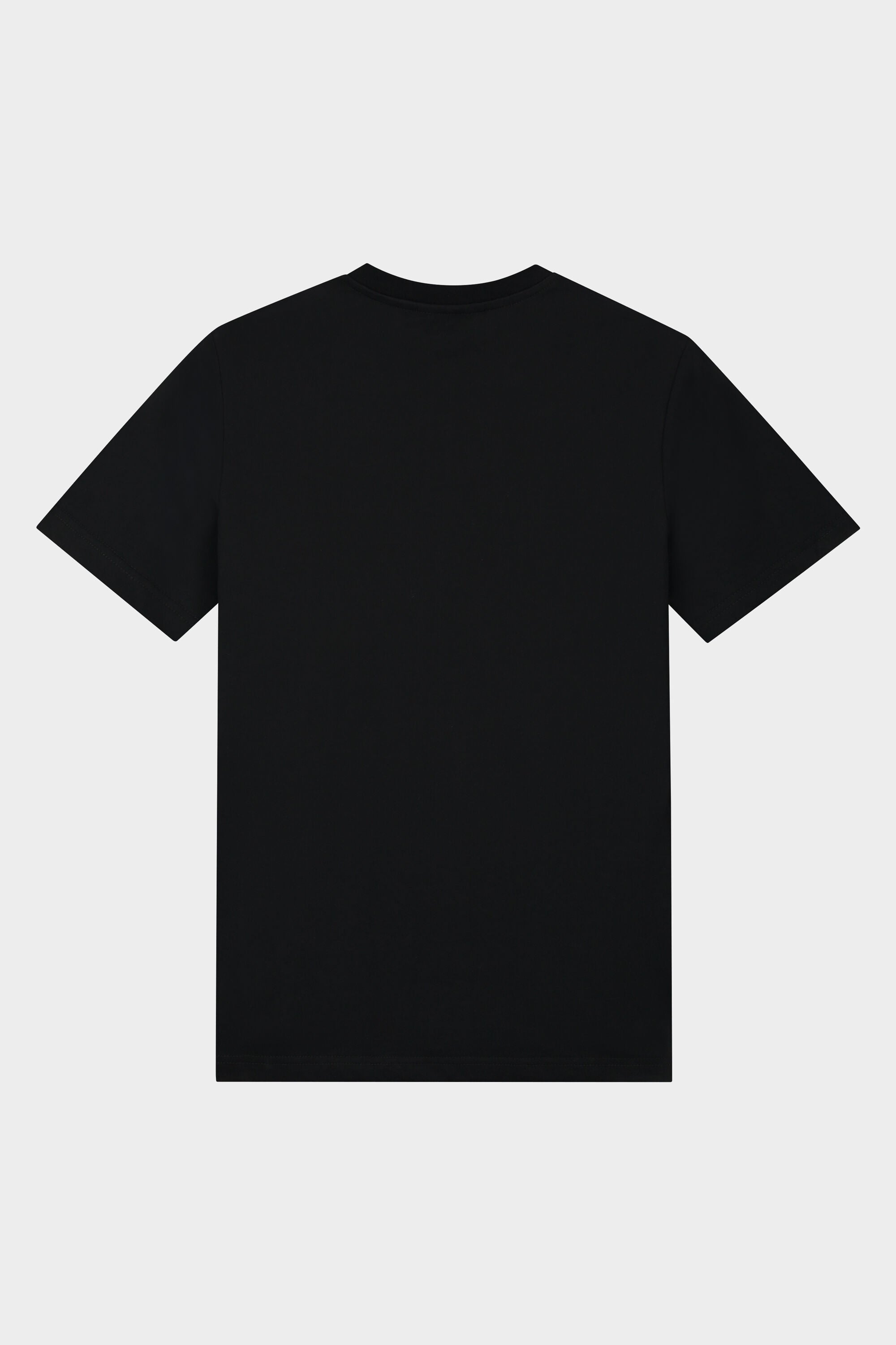 Regular Shortsleeve T-Shirt Rubber Label Jet Black