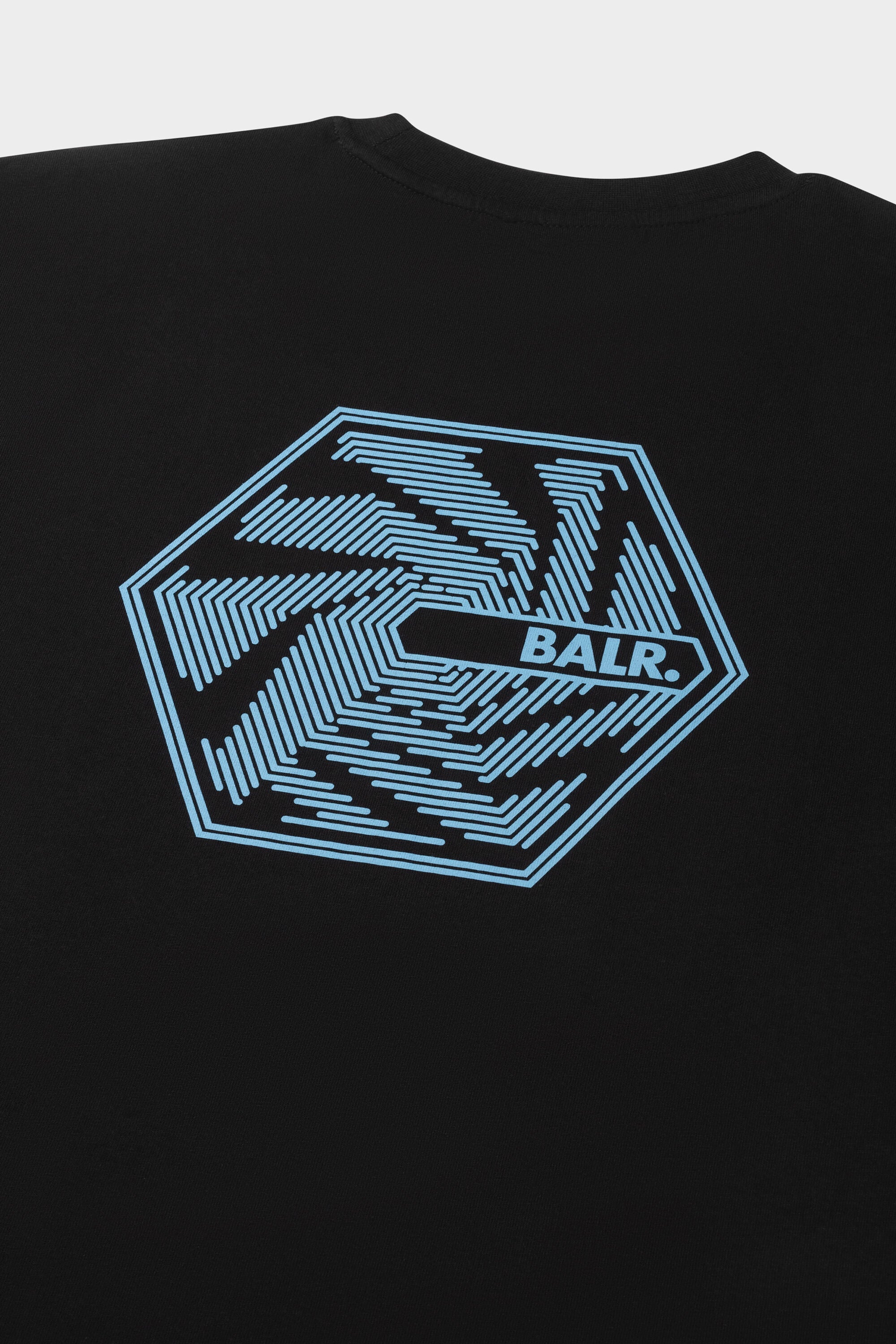 BALR. Spiral Box Fit T-Shirt Jet Black