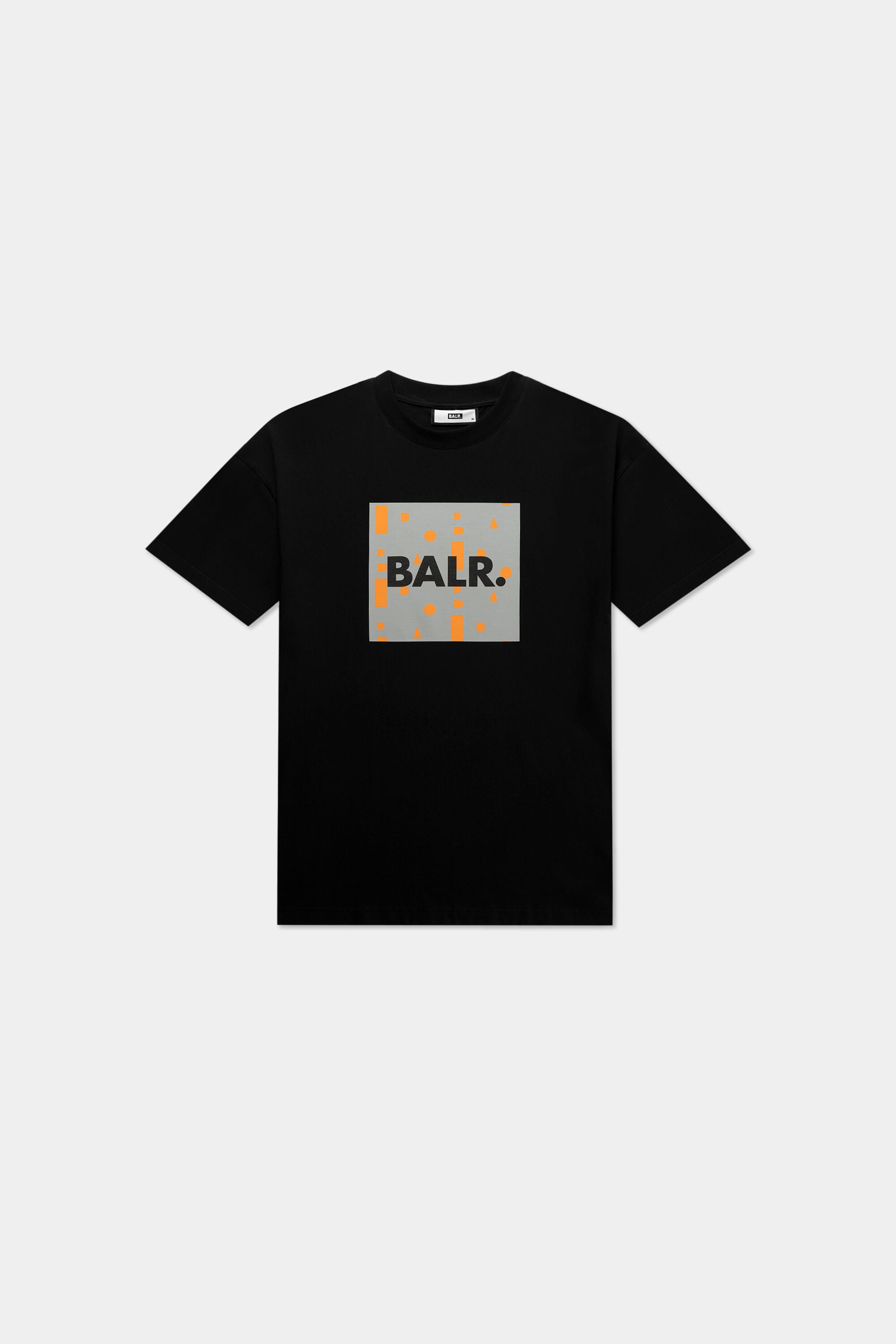BALR. Repeat Box Fit T-Shirt Jet Black