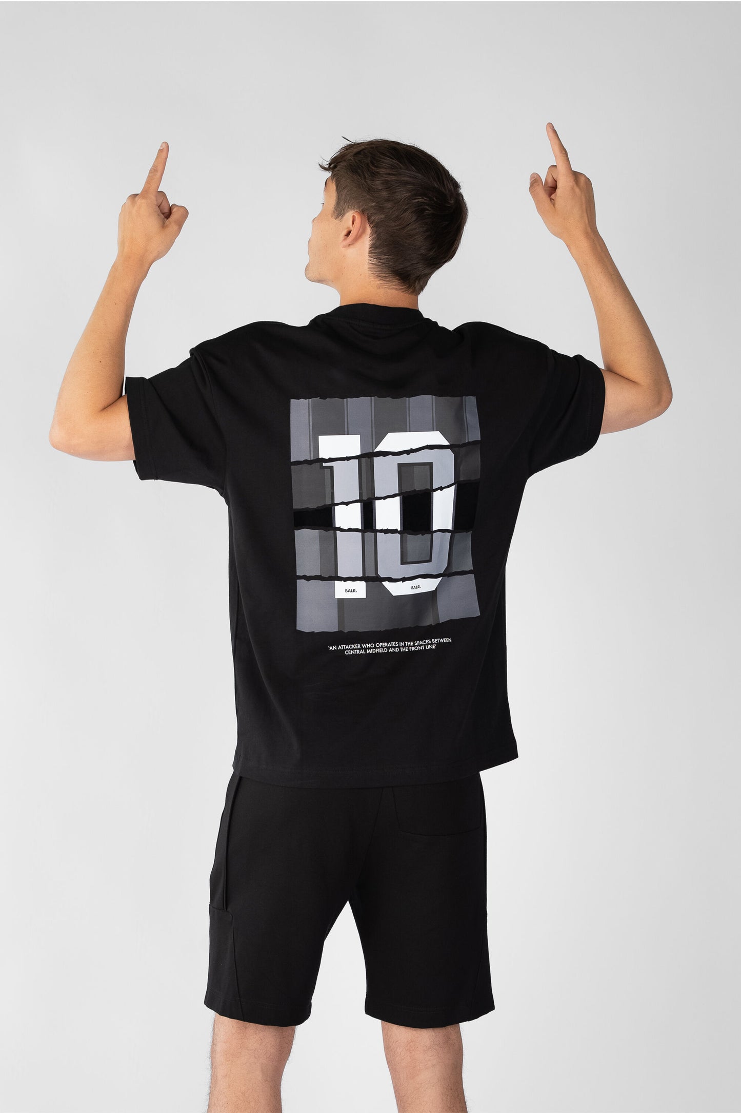 BALR. 10e Verjaardag T-Shirt Jet Black