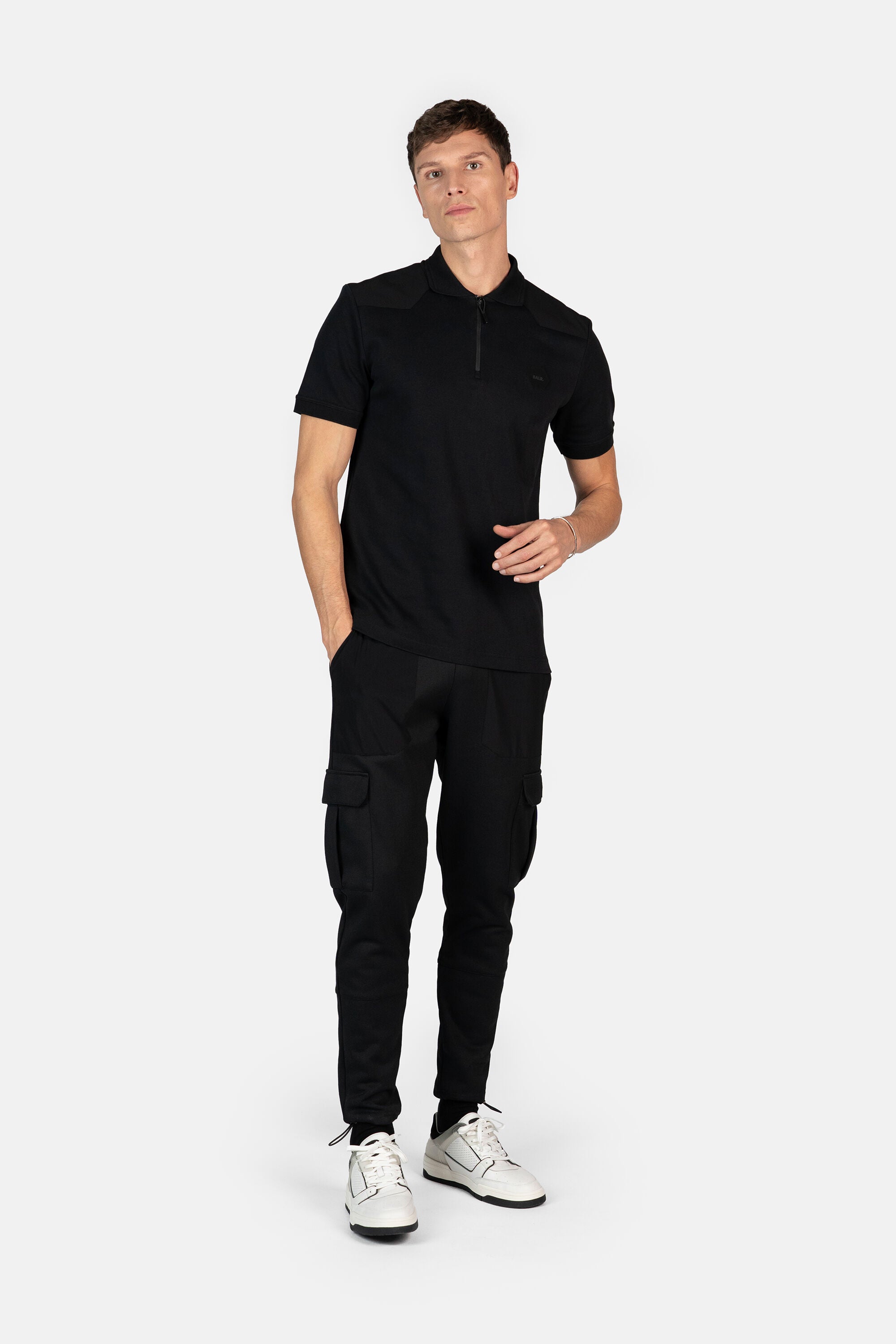 Q+ Regular Fit Polo Shirt Jet Black