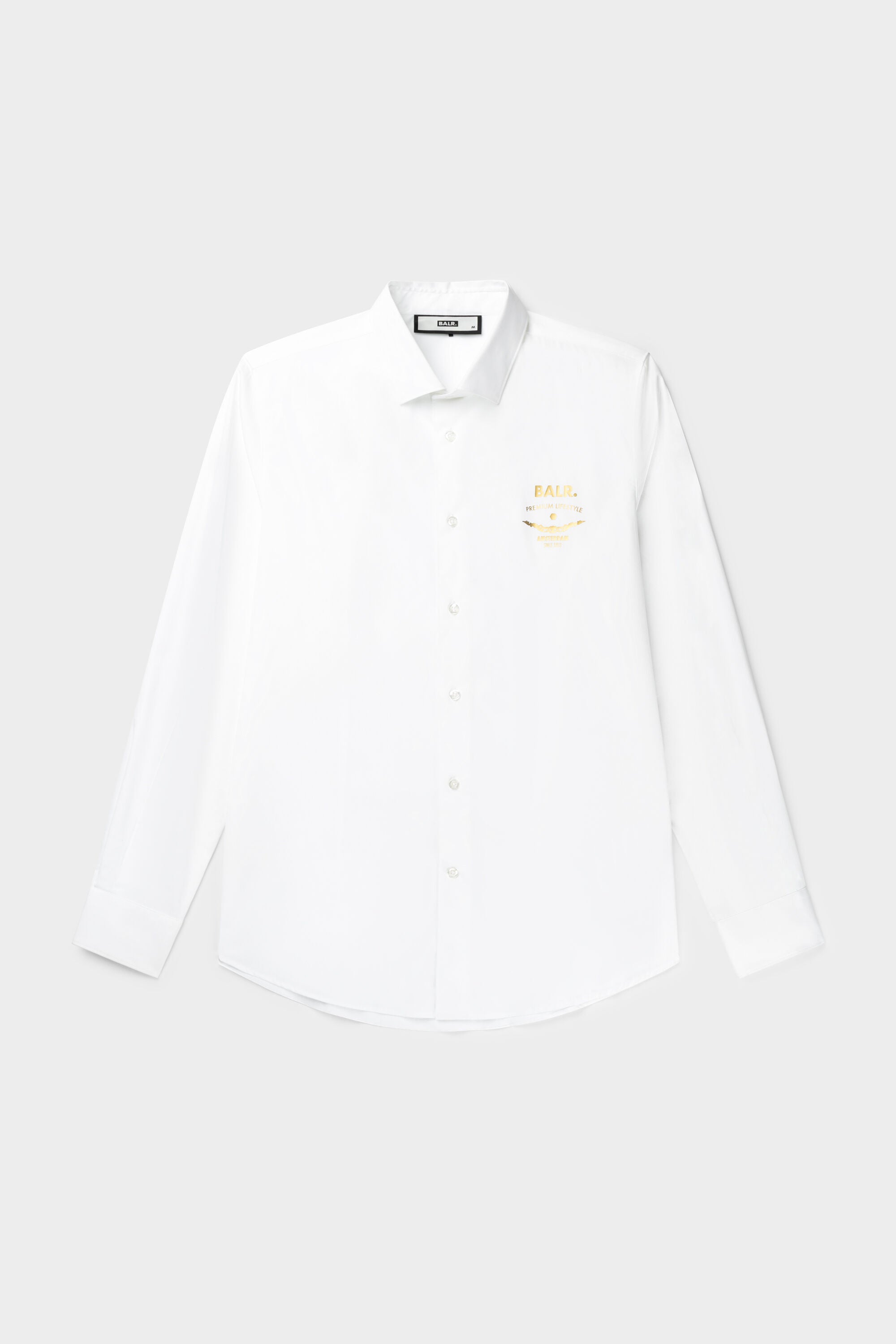 Phillipe Slim Emblem Shirt Bright White