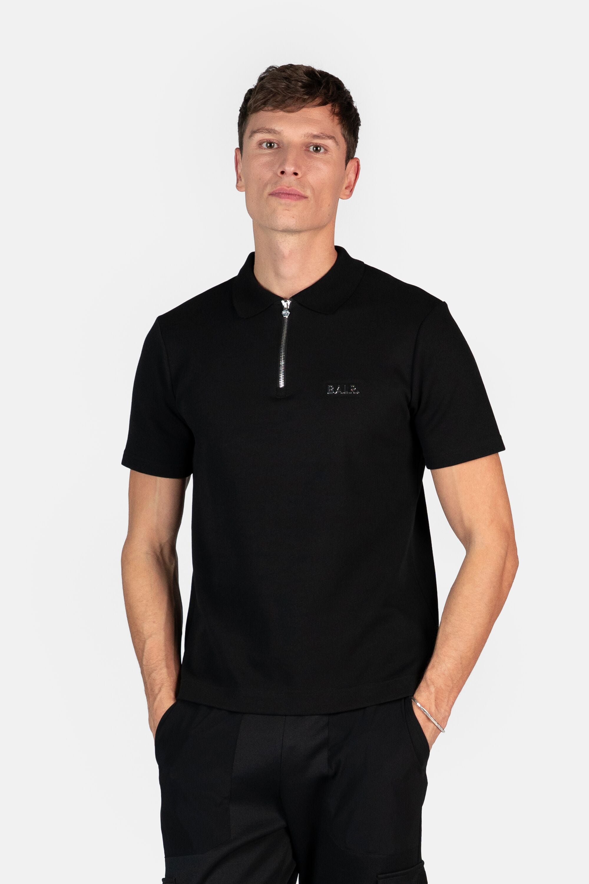 Q-Series Regular Fit Polo Shirt Jet Black