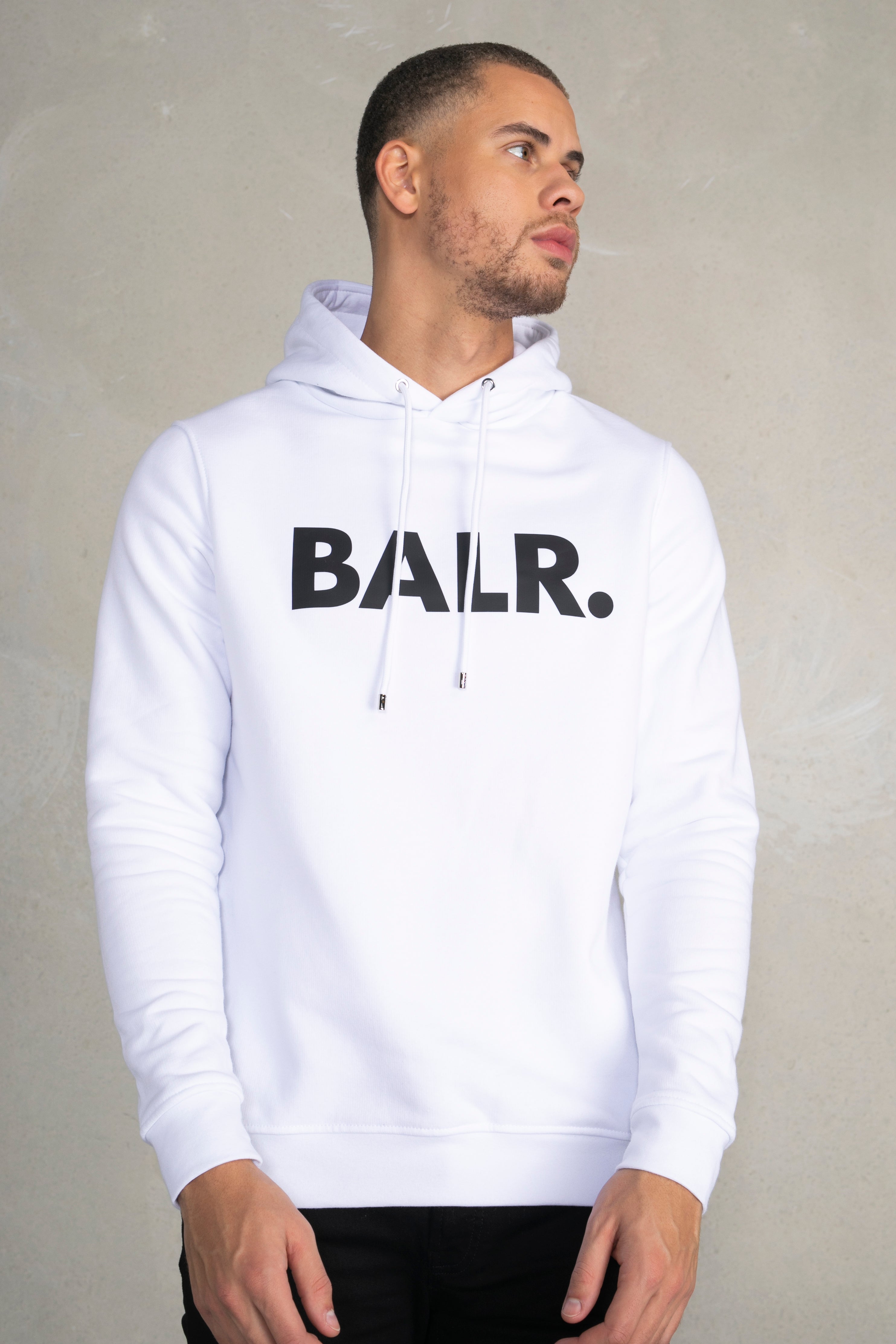 BALR. /BRAND STRAIGHT HOODIE/B1261 1017-