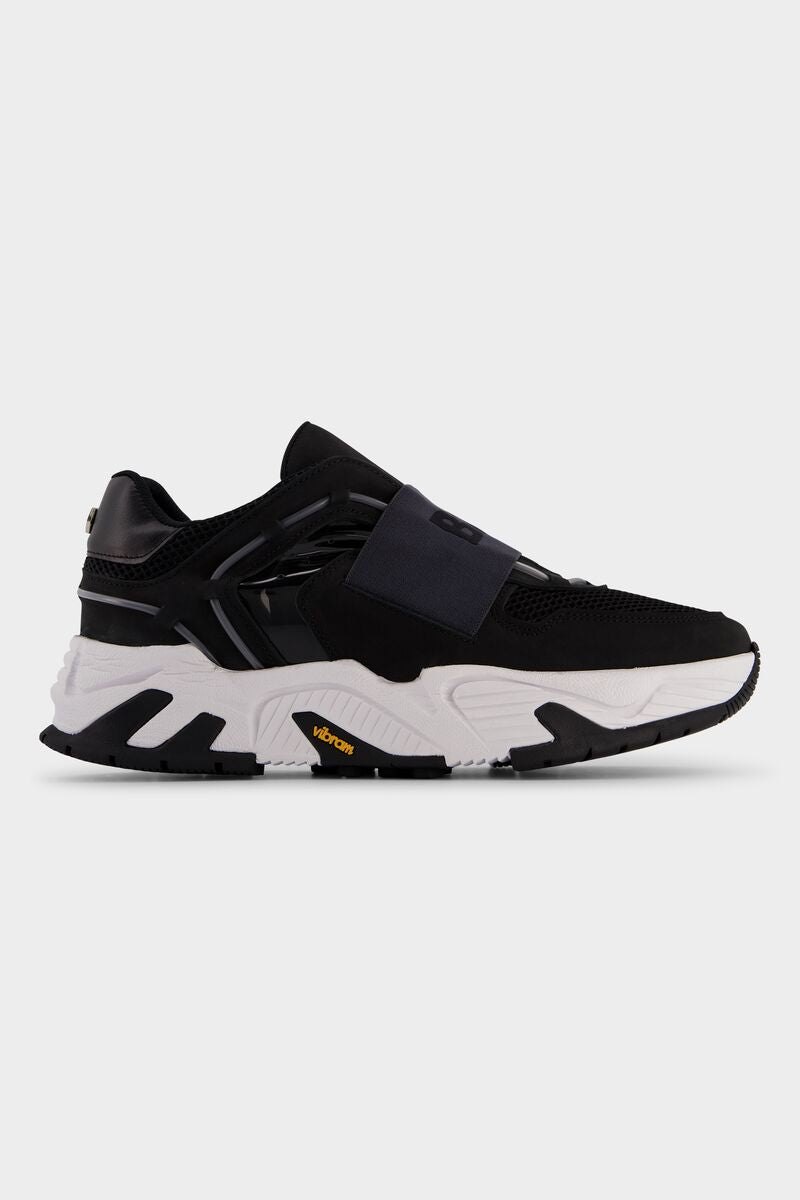 B8.3 Runner Laceless Leather Vibram Jet Black