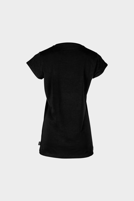 Women Brand T-Shirt Black/Gold