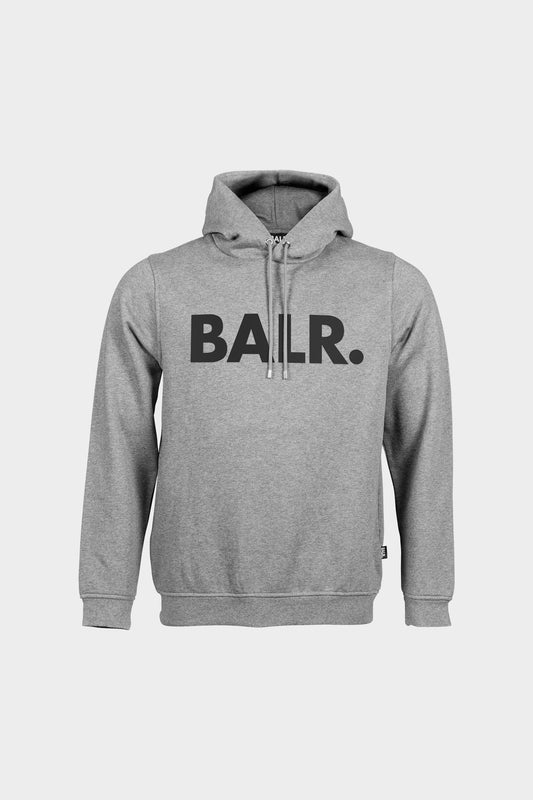 BALR. Merk Straight Hoodie Dk Grey Heather