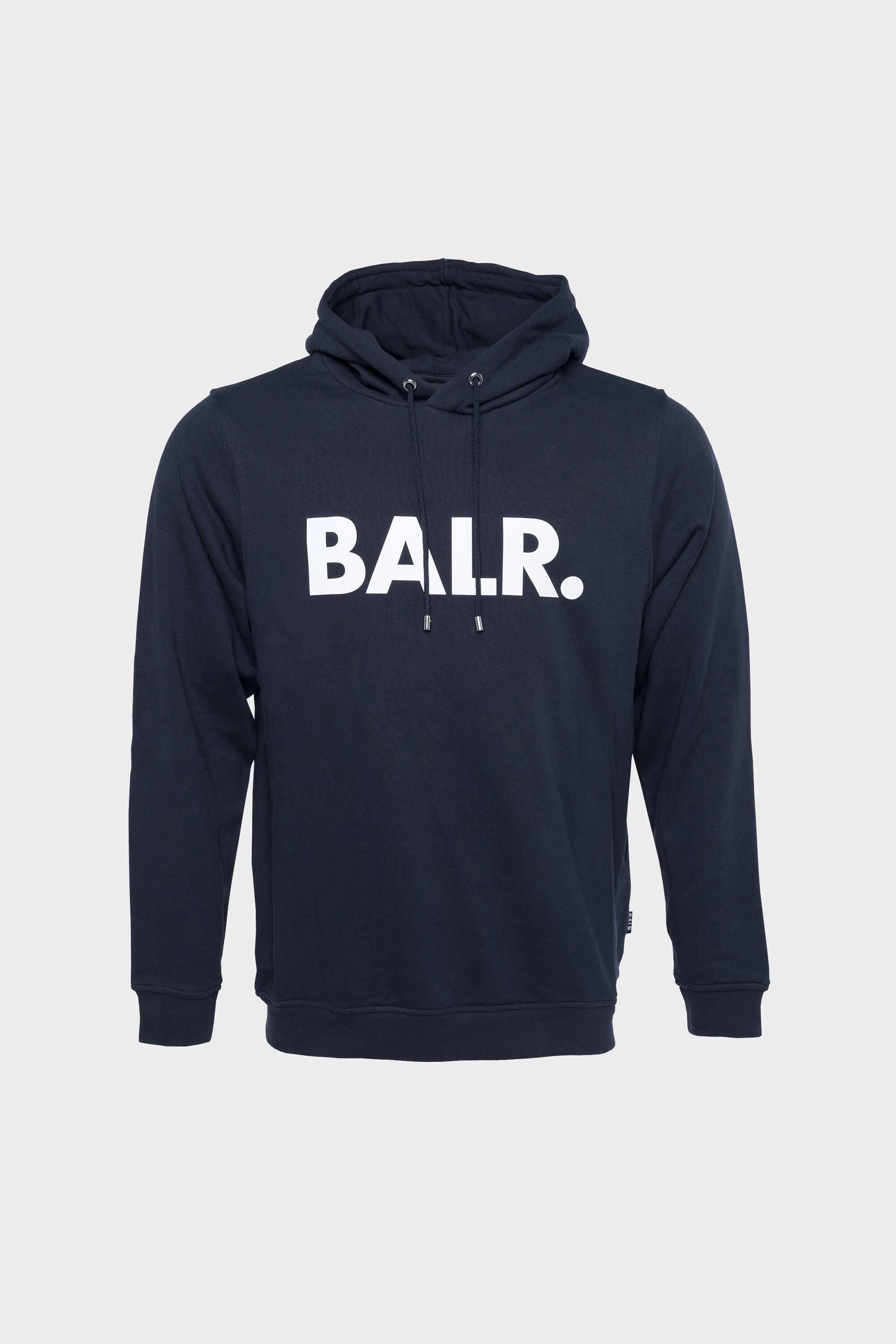 BALR. Brand Straight Hoodie Navy Blue