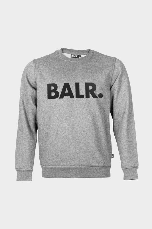 Merk Straight Crew Neck Grey Heather