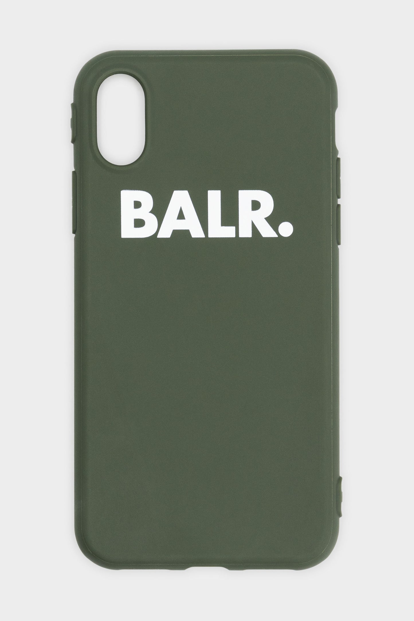 Brand Silicone iPhone Case Army Green