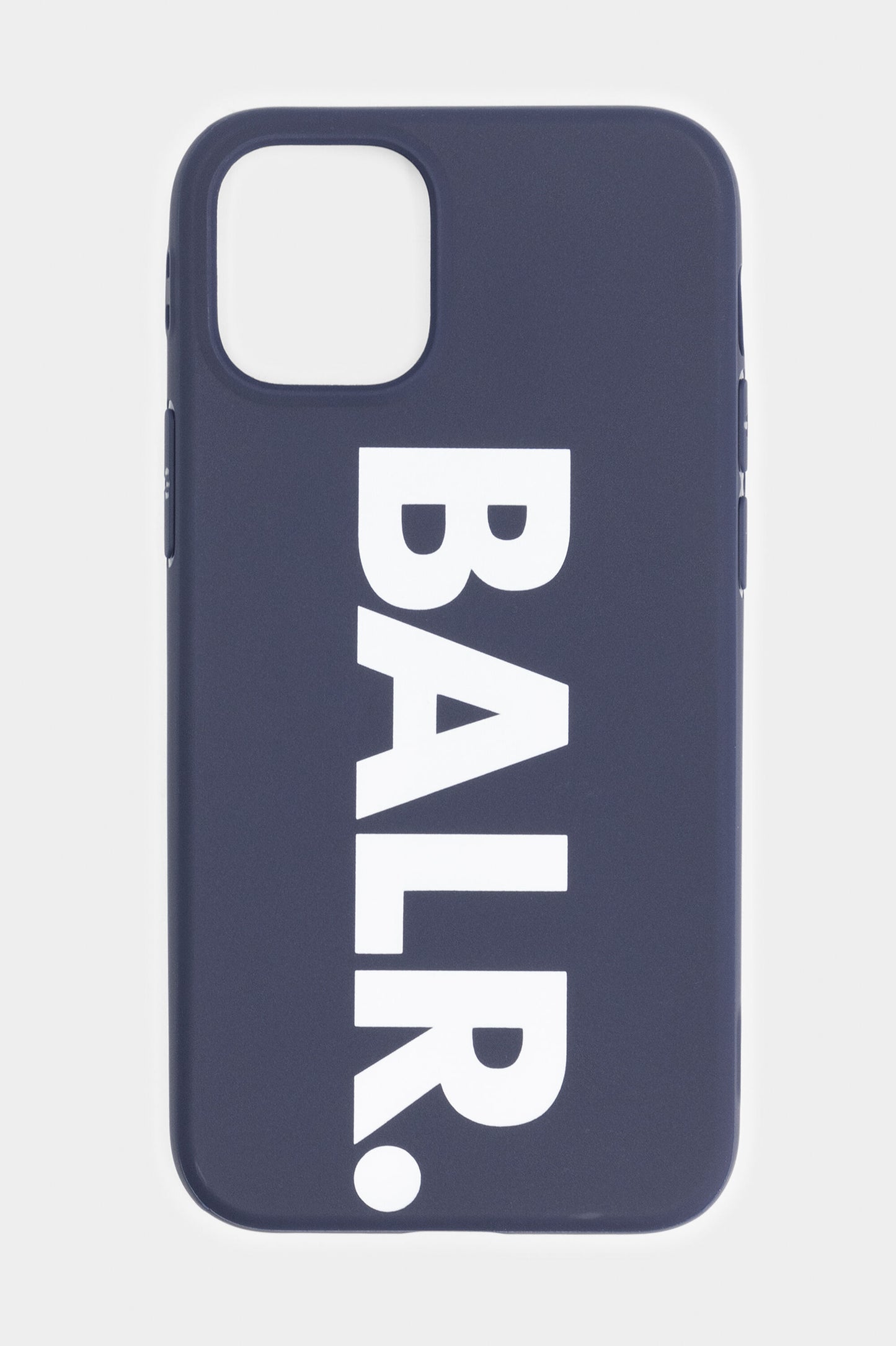 Brand Silicone iPhone Case Navy Blue