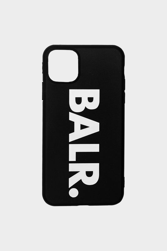 Merk Silicone iPhone Case Zwart