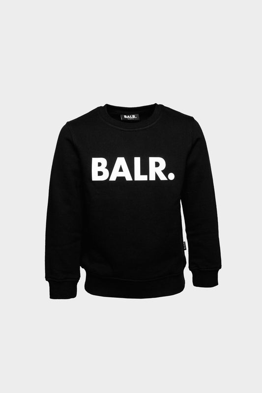 Brand Logo Crew Neck Black