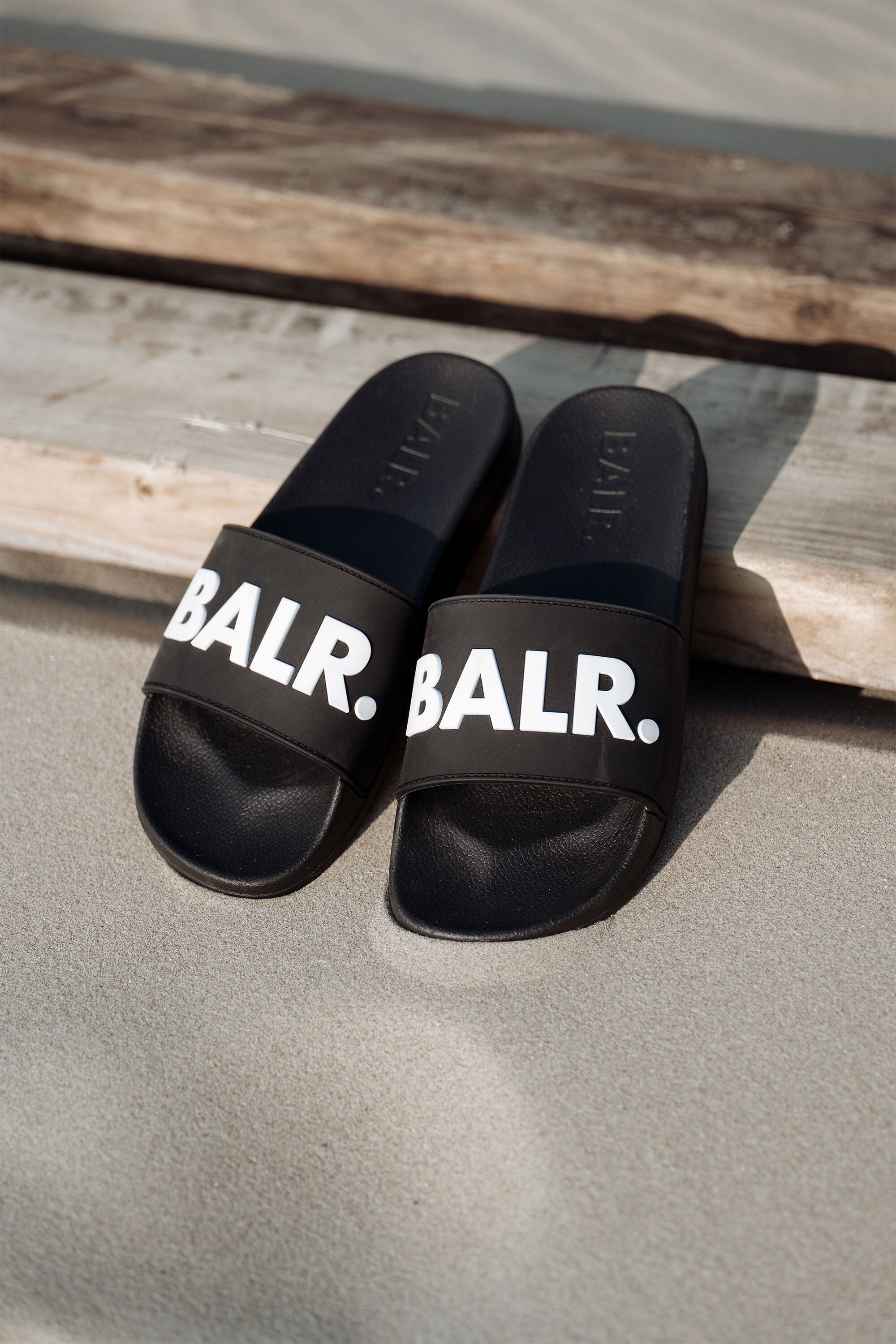 BALR. Slider Unisex Black/White