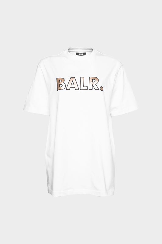 BALR. Sequins Loose T-Shirt Women White