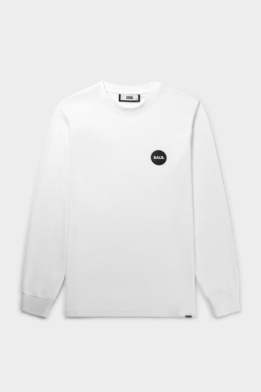 Olaf Straight Round Rubber Badge Longsleeve Bright White