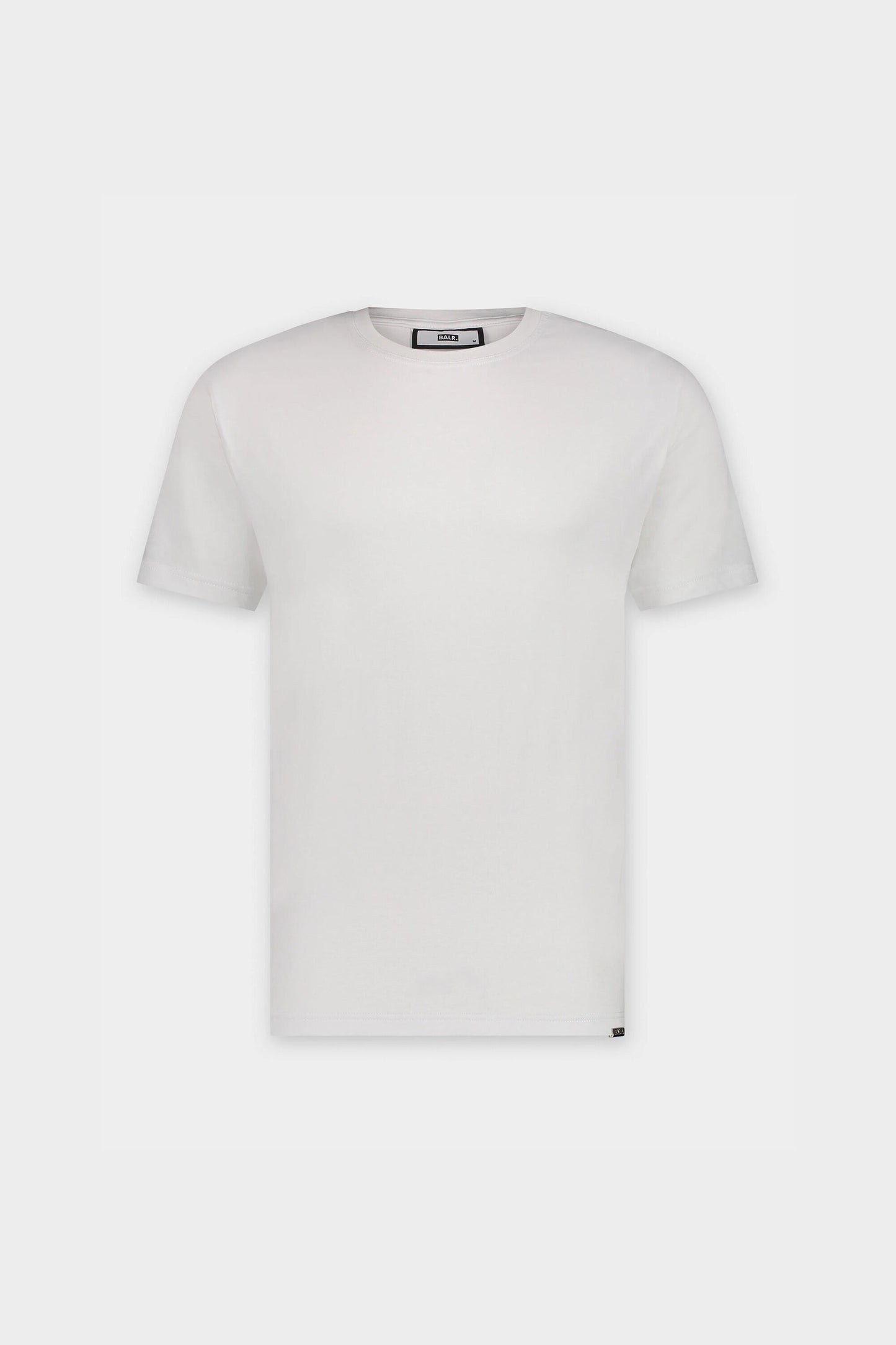 BALR. Classic Metal Clip Straight Fit T-Shirt Bright White