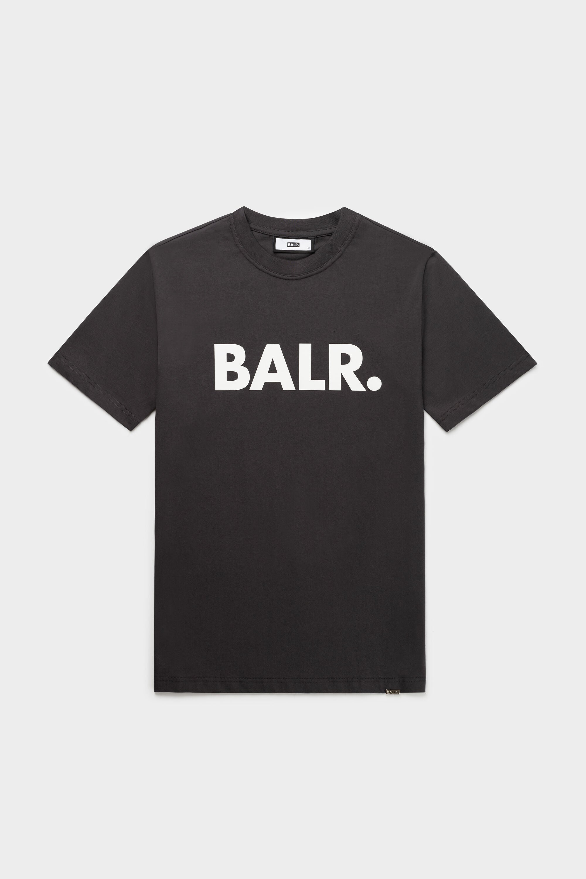 Brand Straight T-Shirt Asphalt
