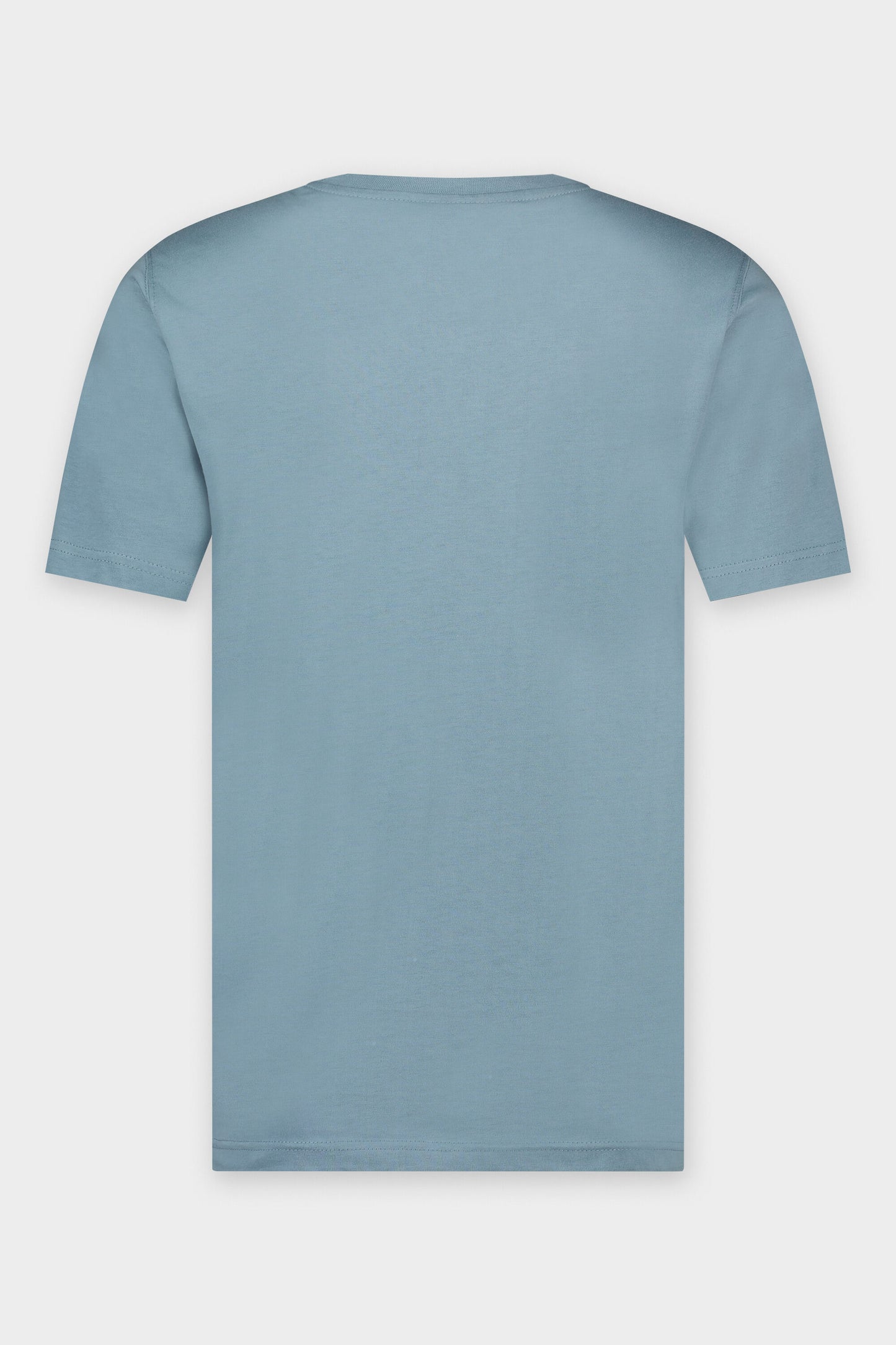 Brand Straight T-Shirt Stone Blue