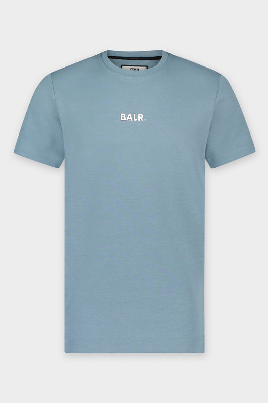 Q-Series Straight T-shirt Steenblauw
