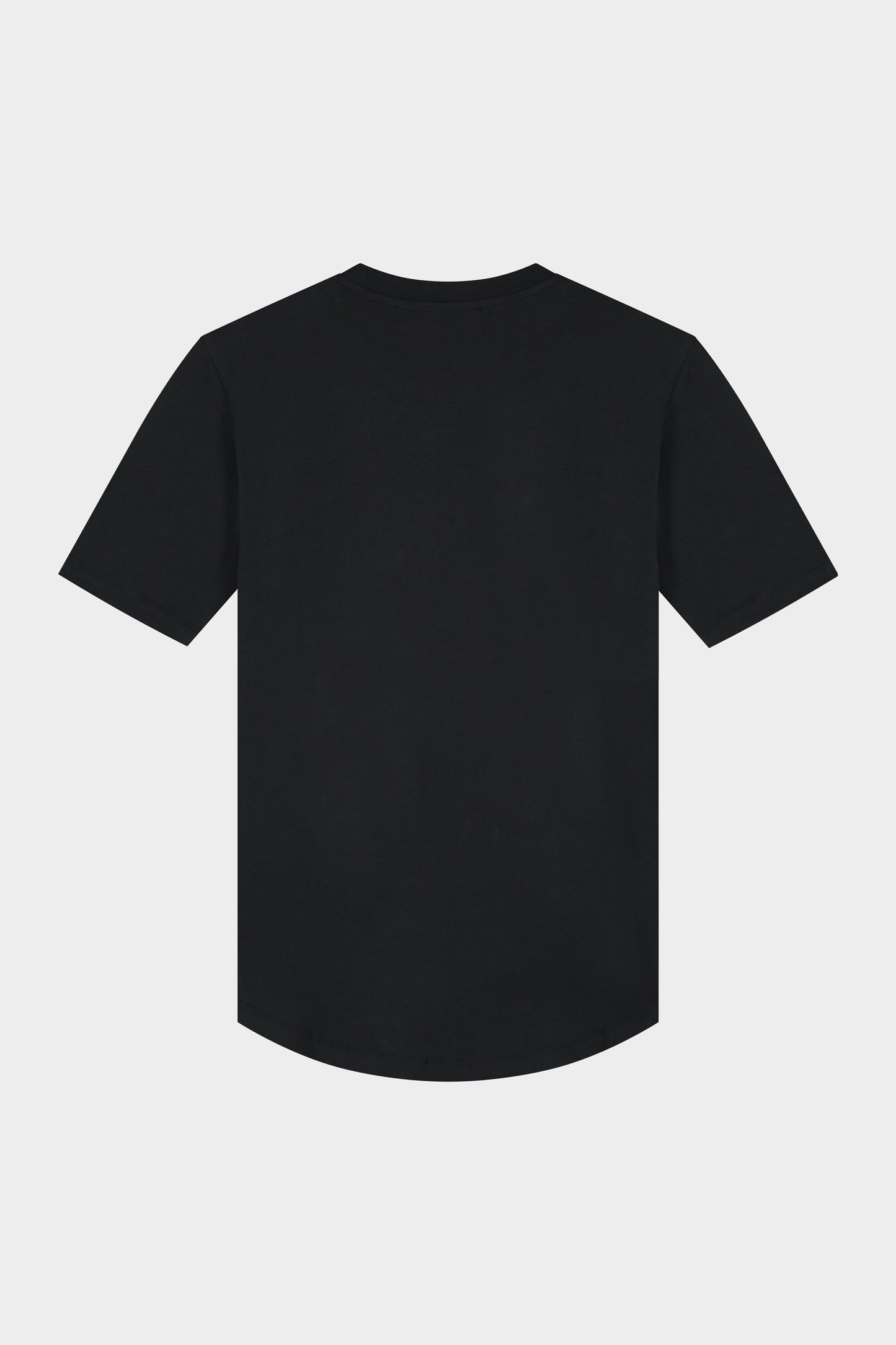 Club Outlined Athletic Fit Tee Jet Black
