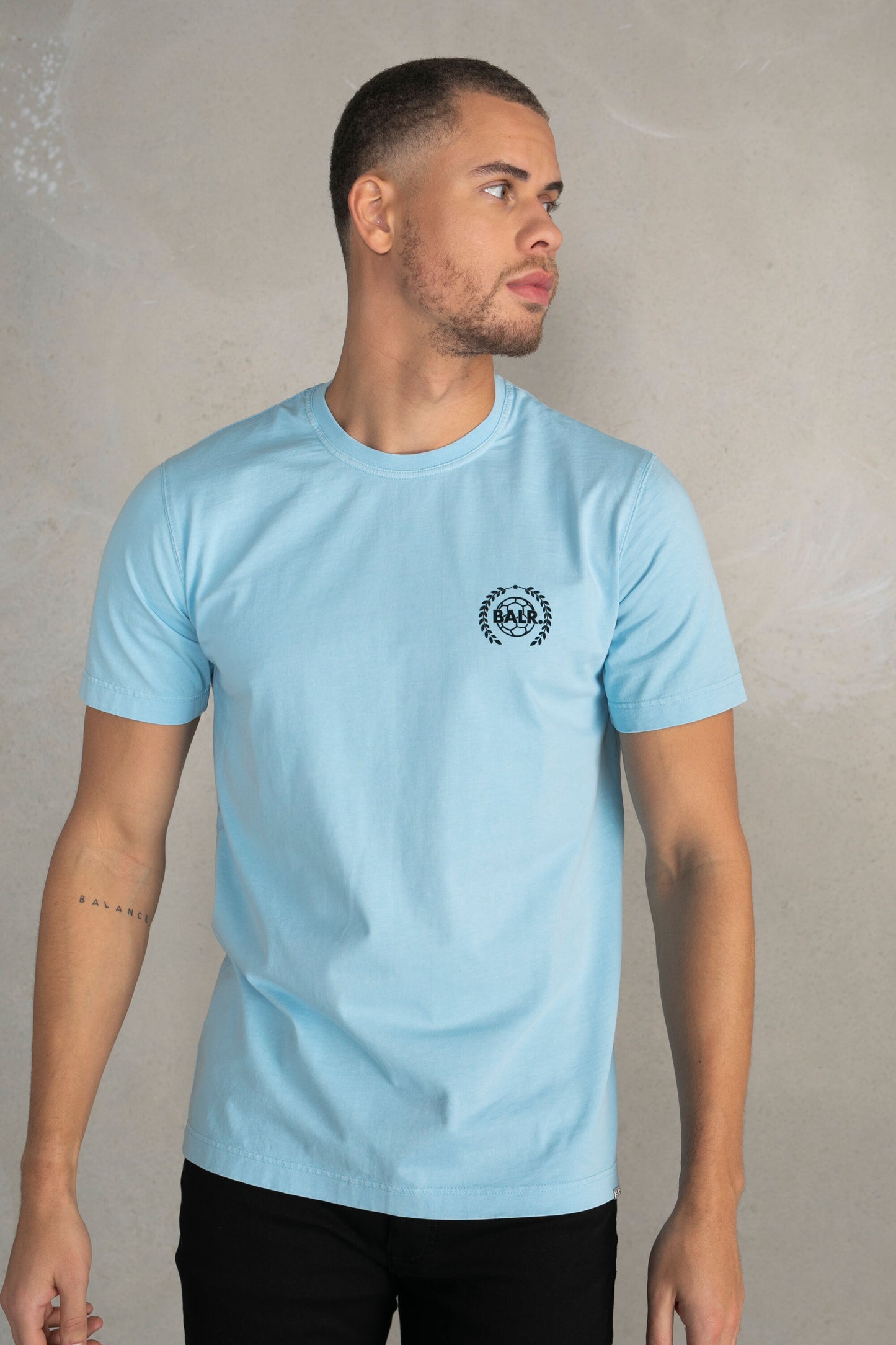 Olaf Straight Crest T-Shirt Ice Washed