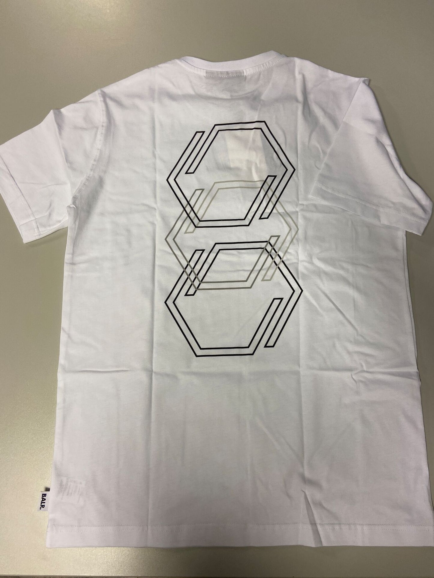 Olaf Straight Triple Hexagon T-Shirt Bright White