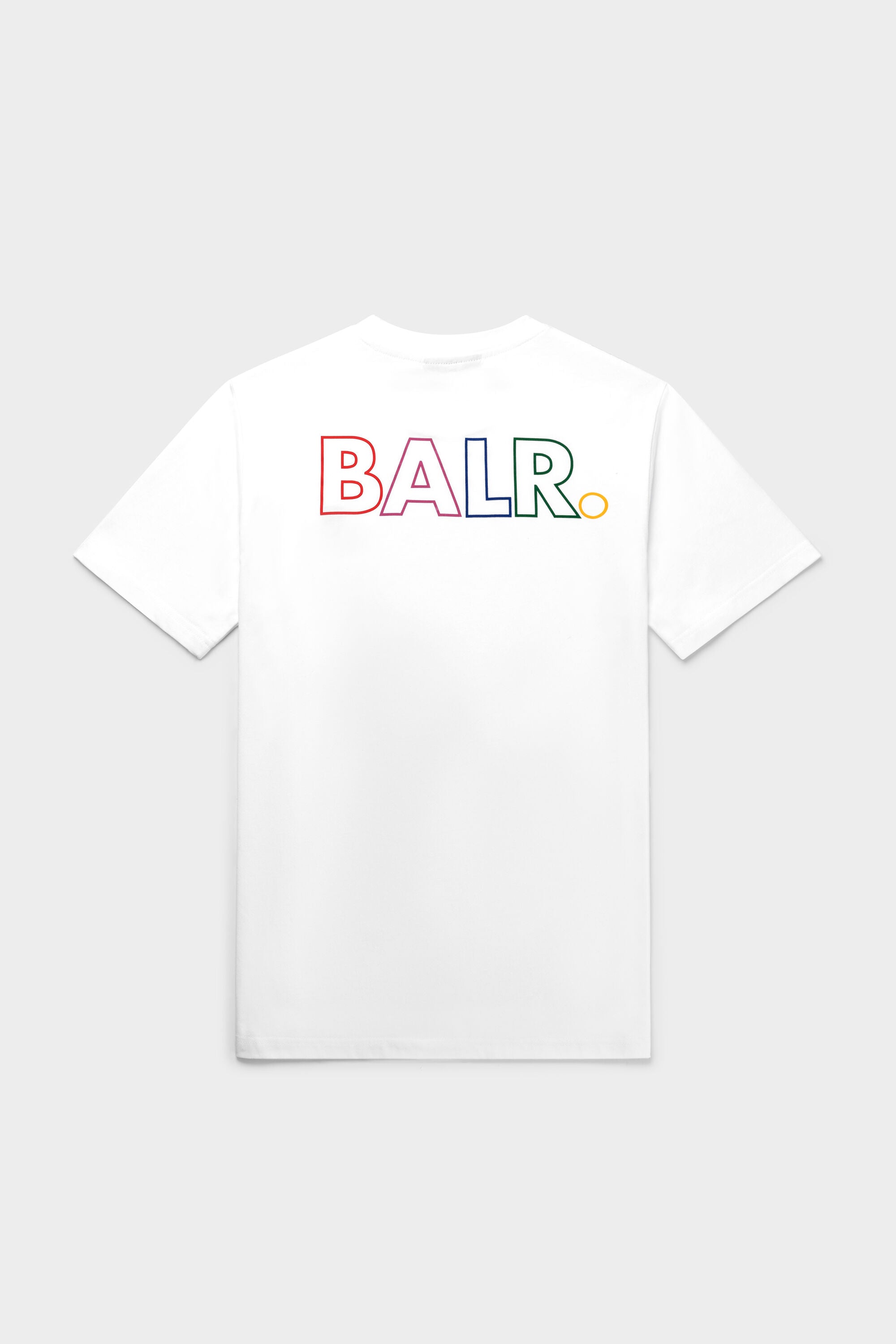 Olaf Straight Colored Letters T-Shirt Bright White