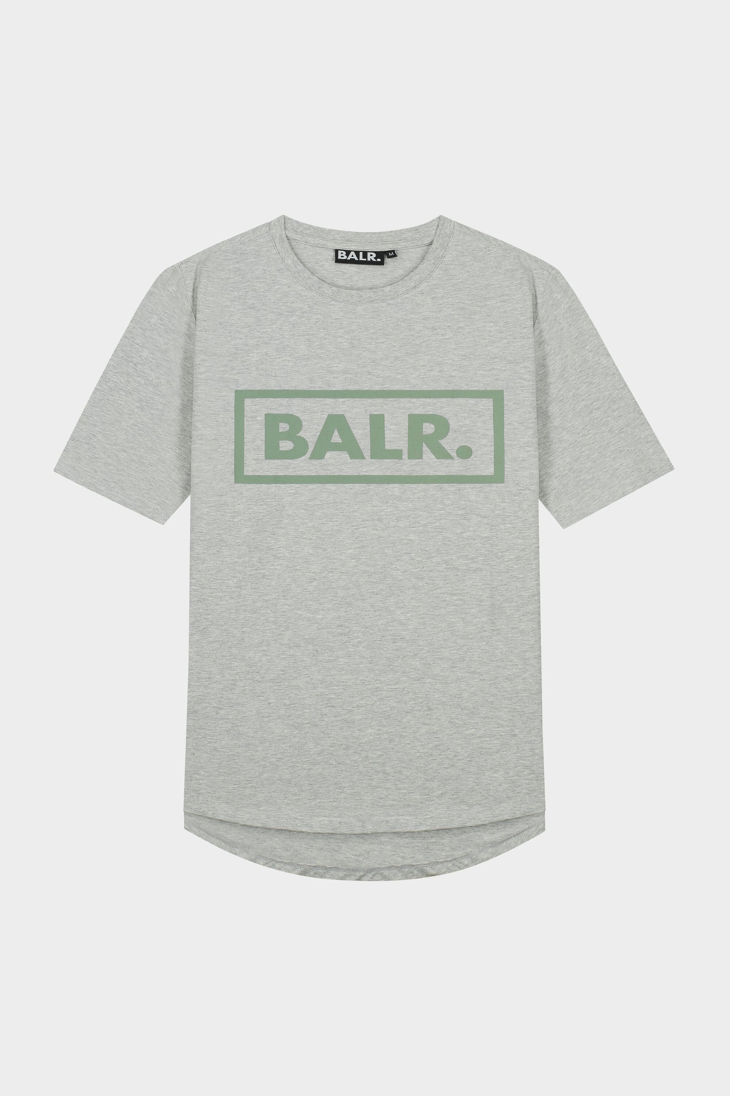 BALR. Block T-shirt Grey/Vineyard Green