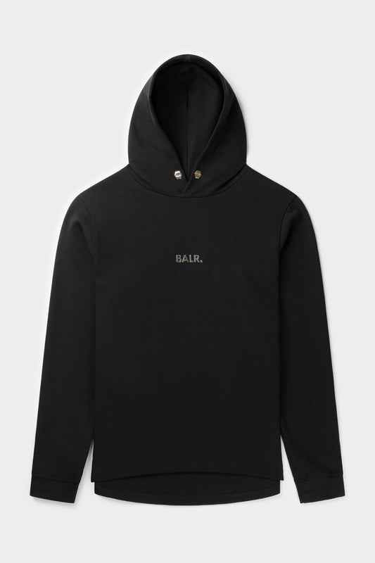 Q-Tape Zip Through Hoodie Jet Black – BALR.