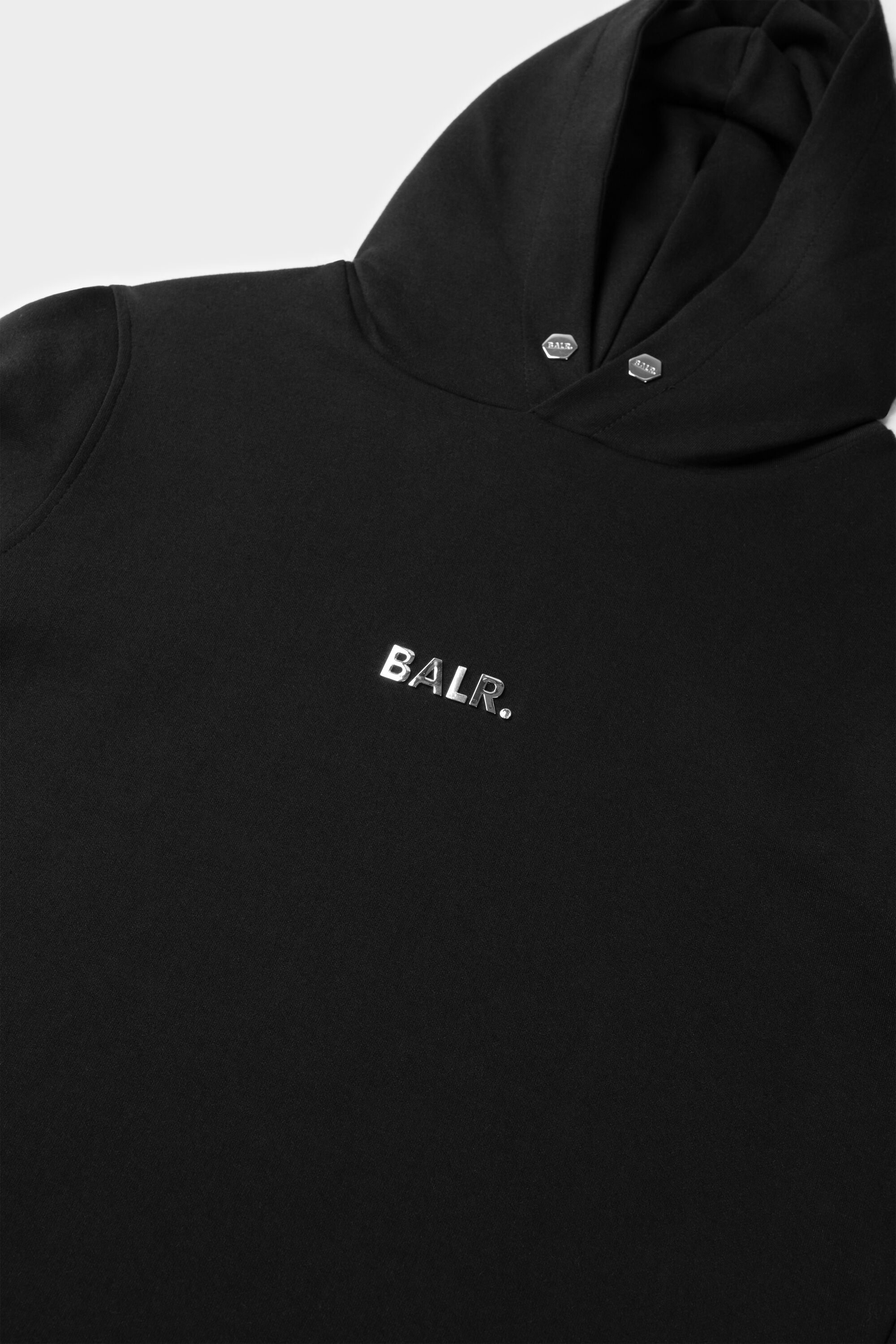Q-Series Straight Classic Hoodie Men Black