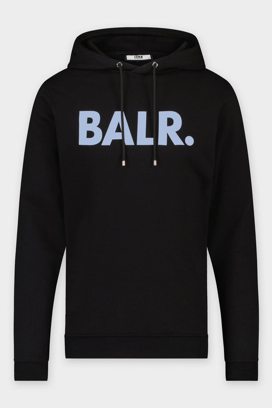 Merk Straight Hoodie Jet Black/Stone Blue