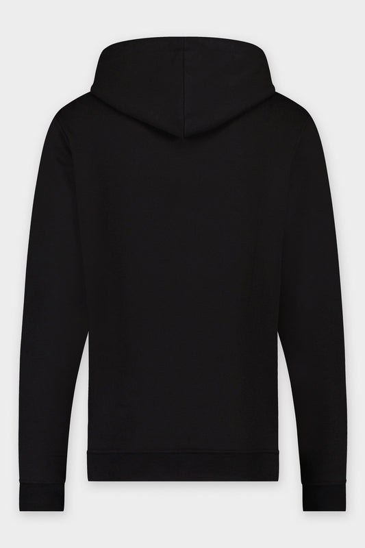 Merk Straight Hoodie Jet Black/Stone Blue