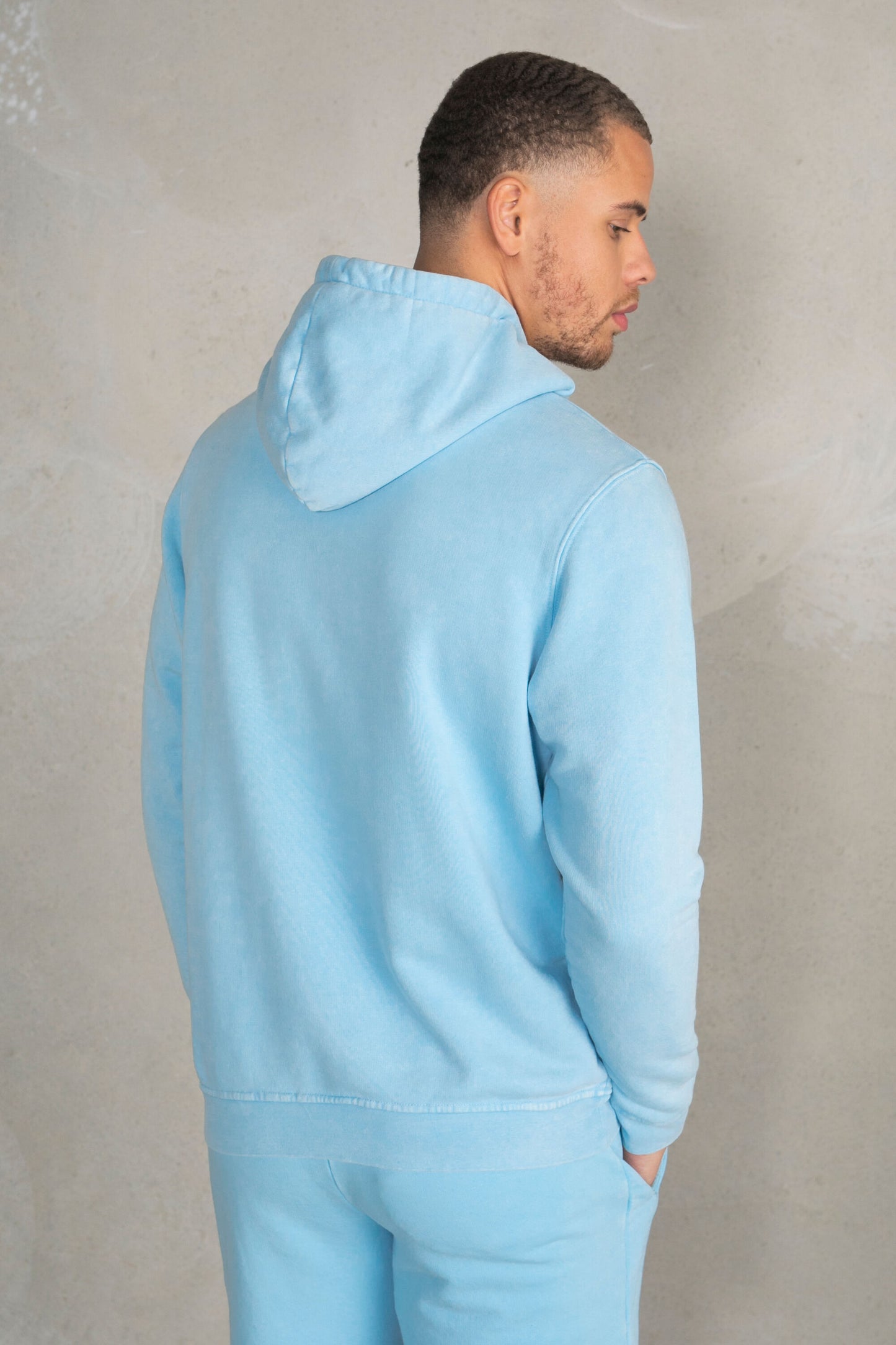 Olaf Straight Crest Hoodie Ice Washed