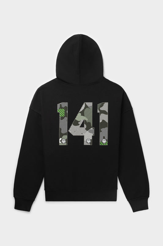 BALR. x MWII Joey Box Hoodie Jet Black