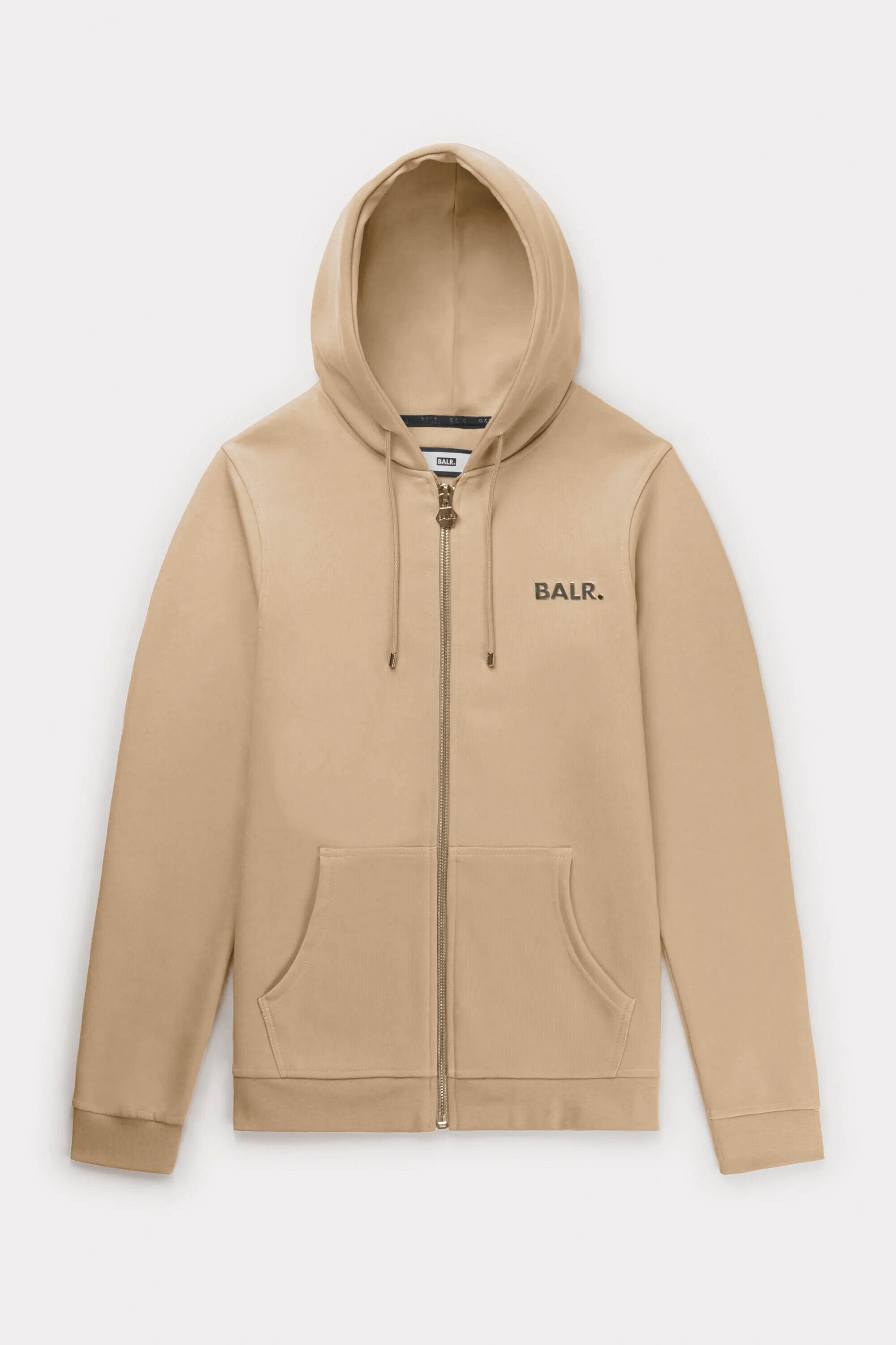 Q-Series Straight Zip Thru Hoodie Renewed Irish Cream