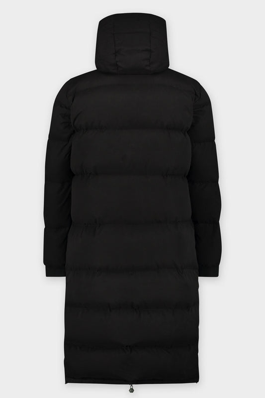Gerald Long Down Puffer - ISHU Jet Black
