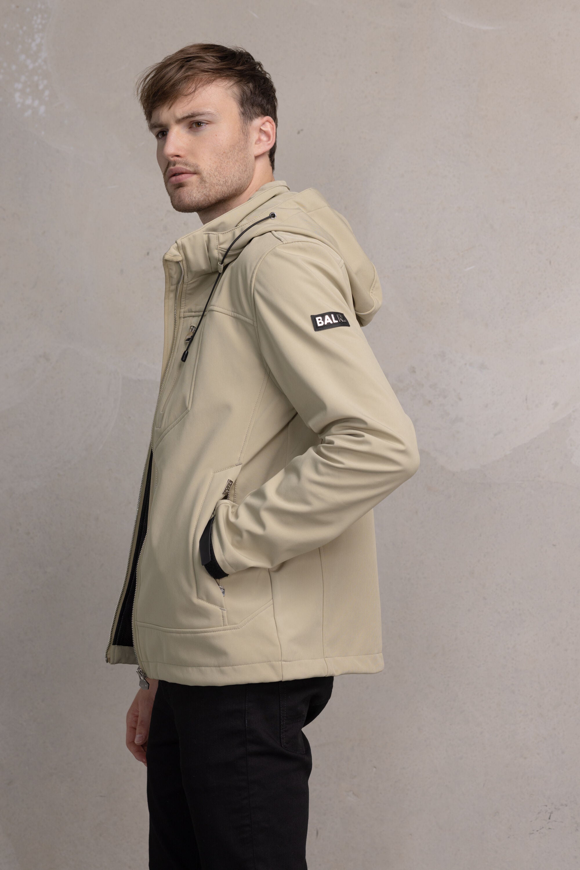 Joseph Badge Soft Shell Jacket Elm