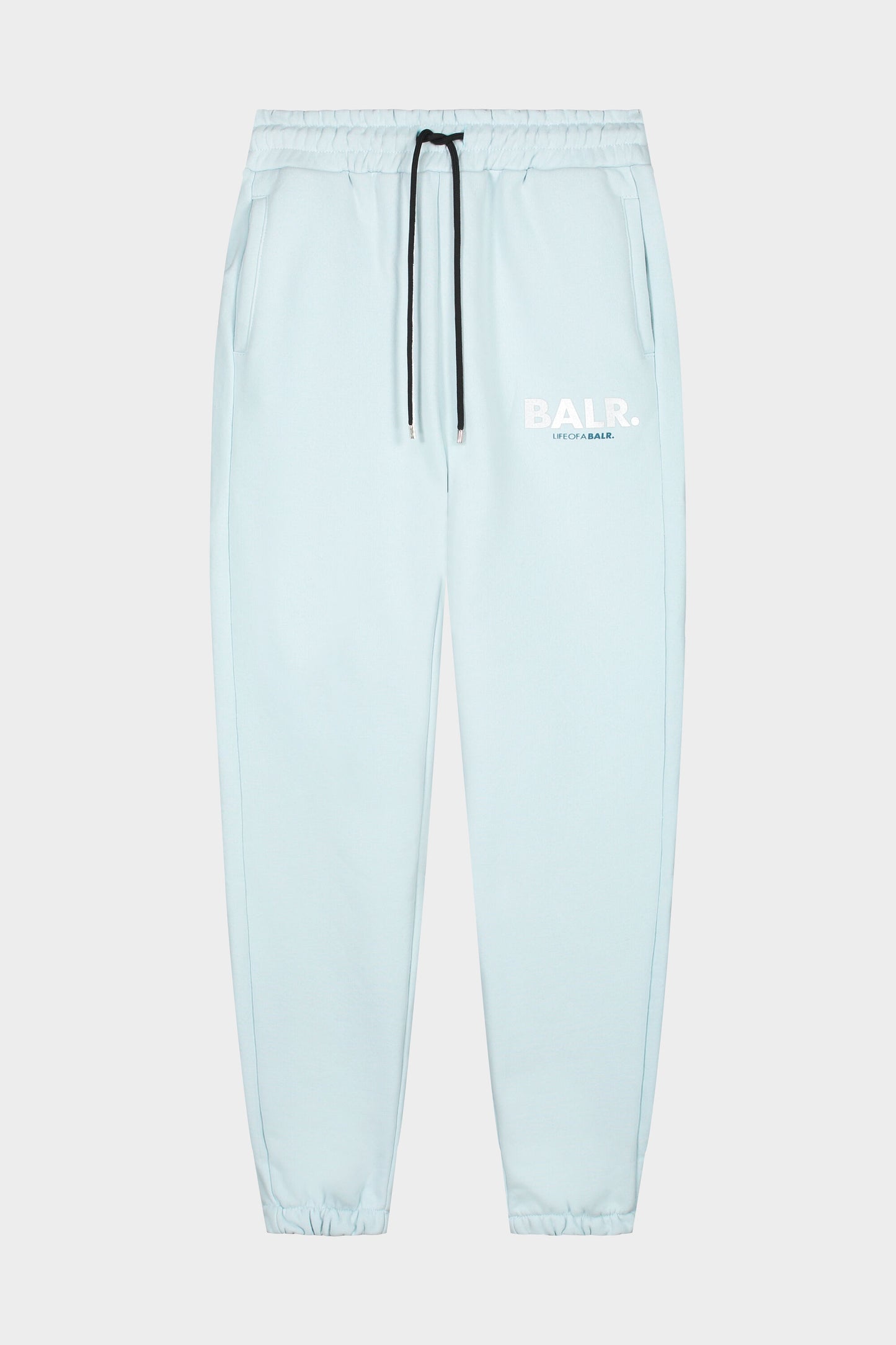 Olaf Straight Sweatpants Silver Foil Baby Blue