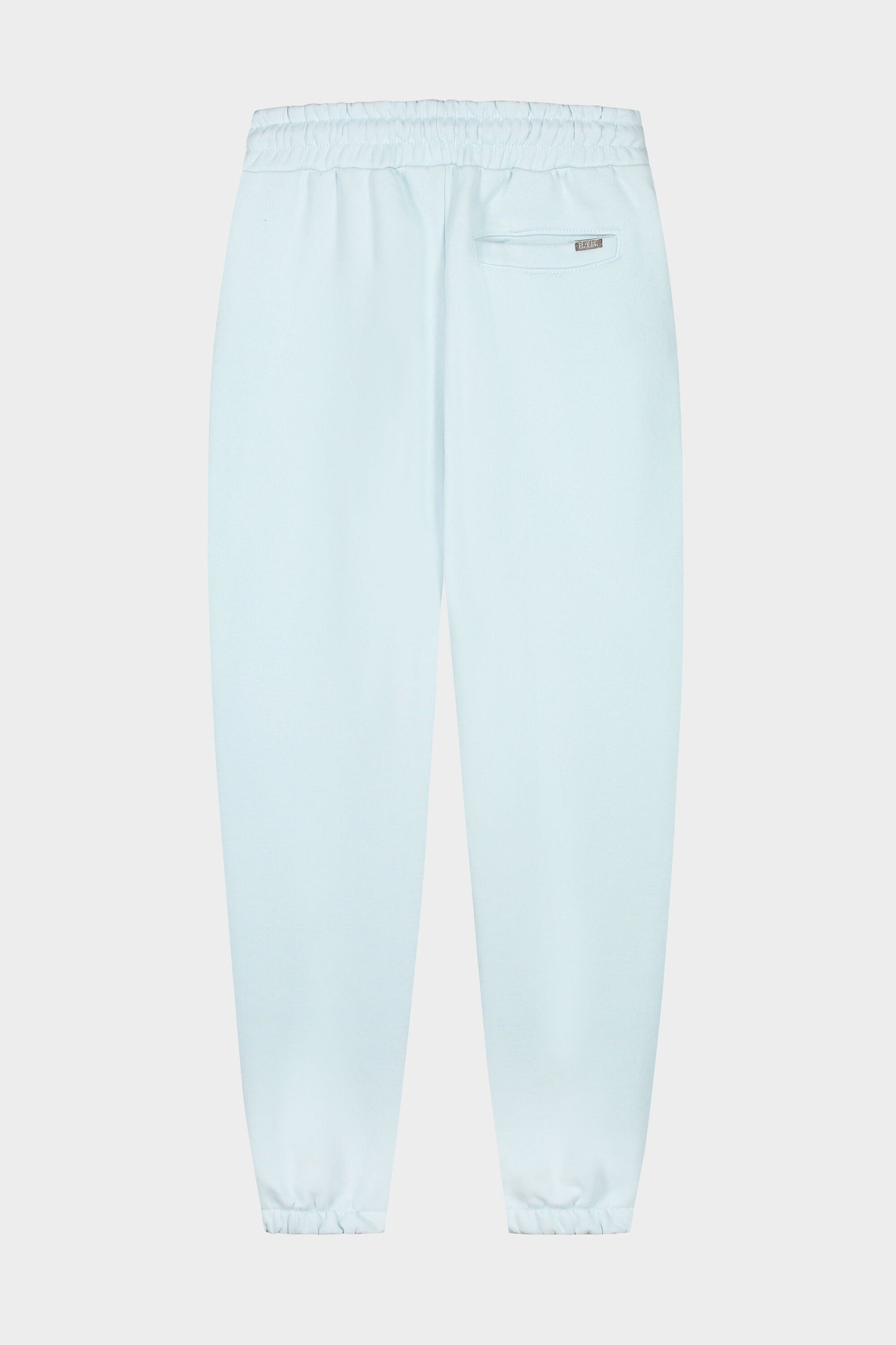 Olaf Straight Sweatpants Silver Foil Baby Blue