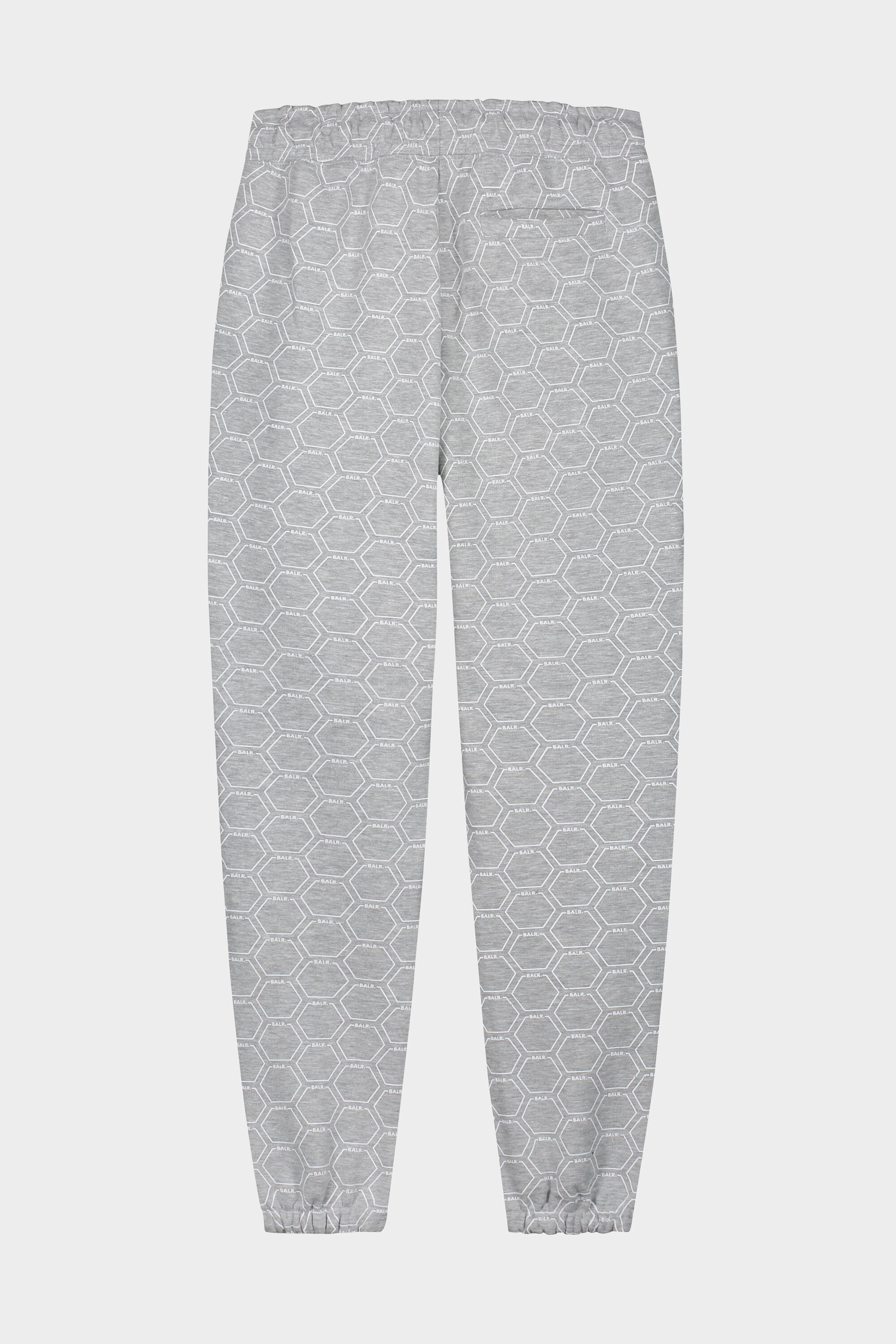 Olaf Straight Hexagon AOP Sweatpants Grey Heather
