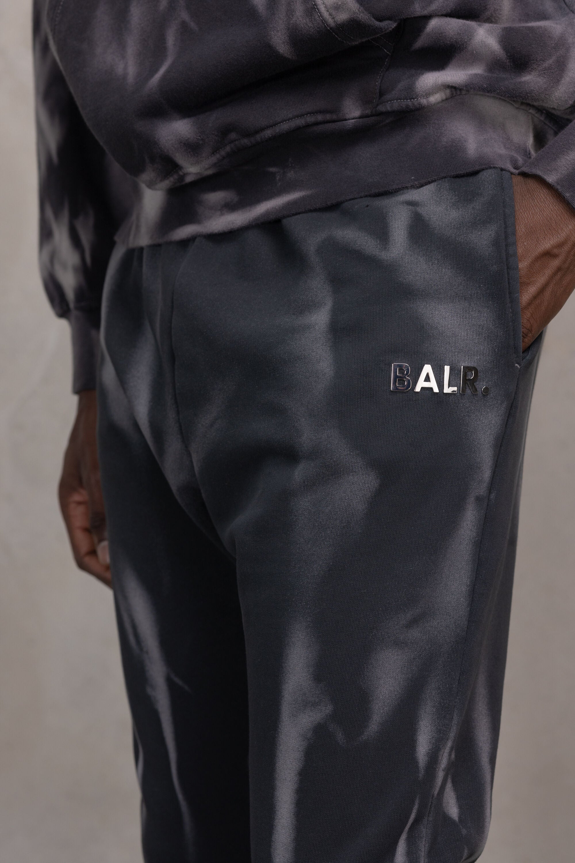 Max Washed Loose Jogger Jet Black