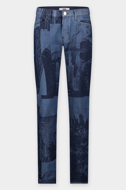Spencer Straight City AOP Denim City Laser