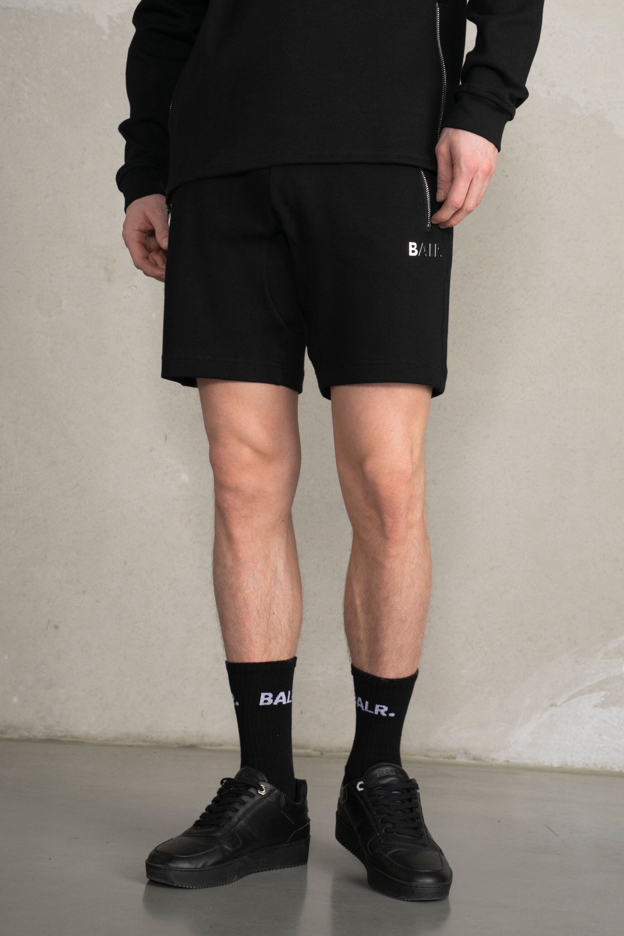 Short black shoes store