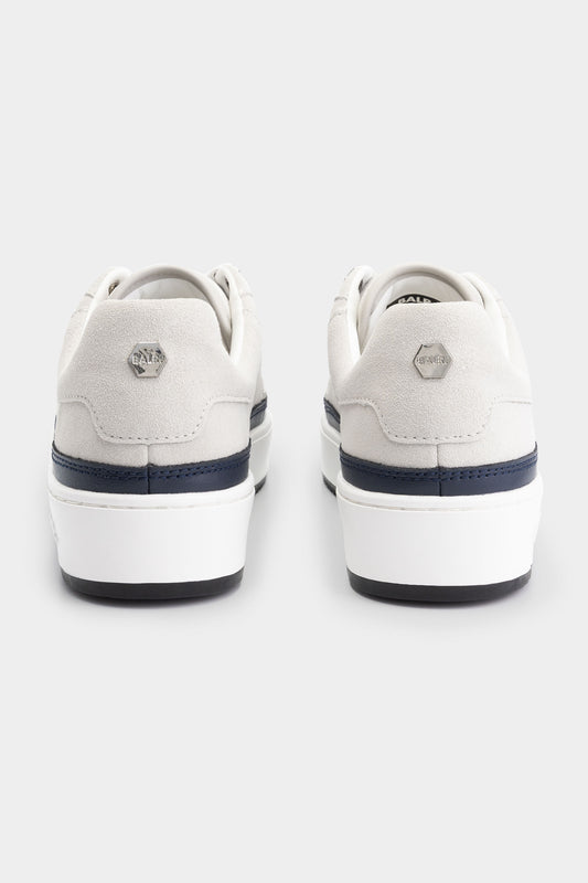 BALR. Suede Two Layer Sneaker Lt Grey