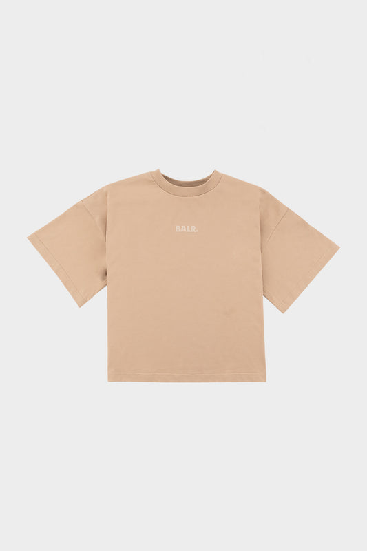 Ouvrages D'Art Wide Croped Tee White Pepper